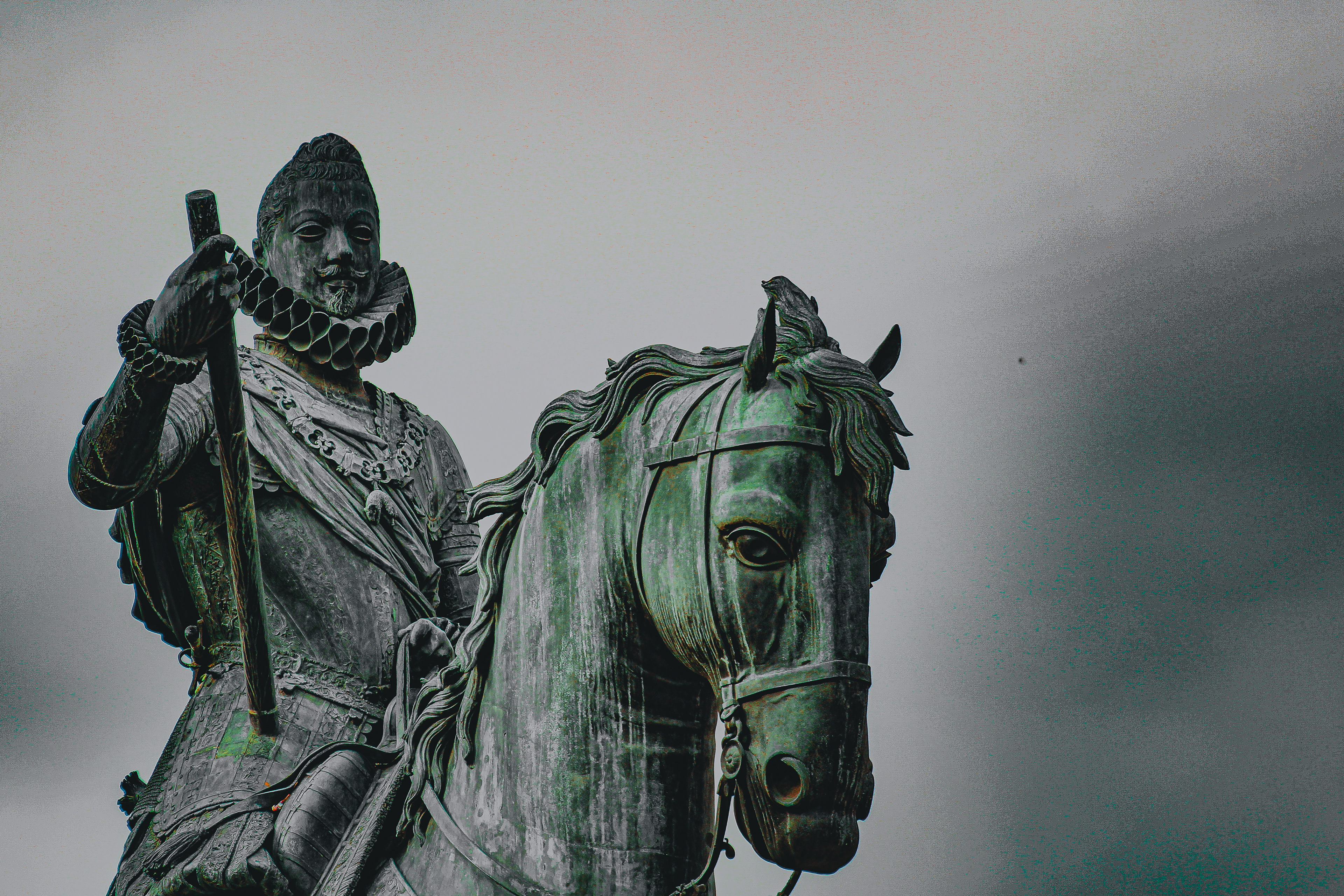 Riding In To The Storm. Madrid, Spain. November 2018.
