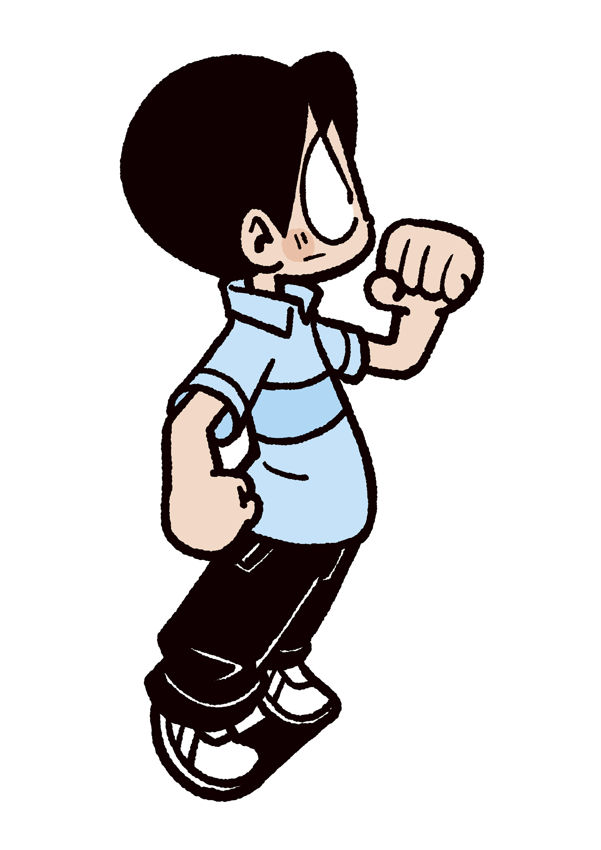 4コマ漫画「ゾロメくん」の登場人物「ヒロシ」