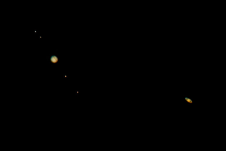 Saturn & Jupiter