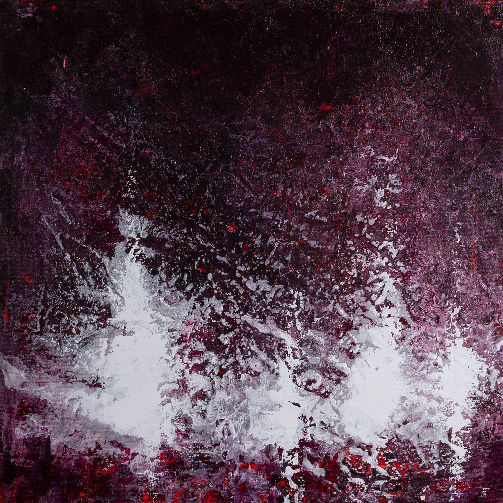 Visions of Manes, 60cm x 60cm, Acrylics on Canvas