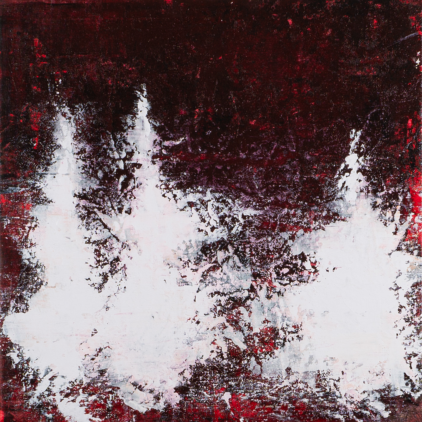 Visions of Manes, 60cm x 60cm, Acrylics on Canvas