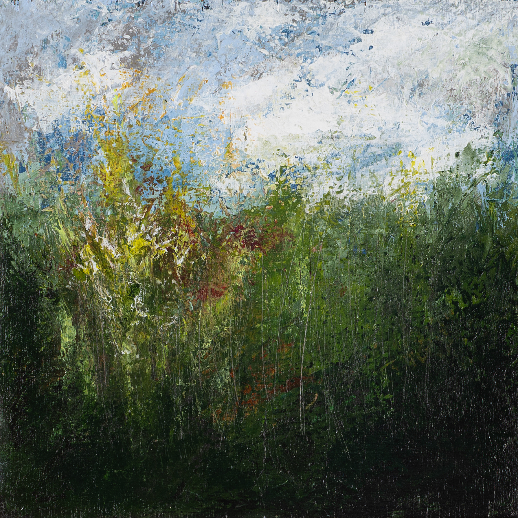 Untitled, 25cm x 25cm, Acrylics on Wood Panel