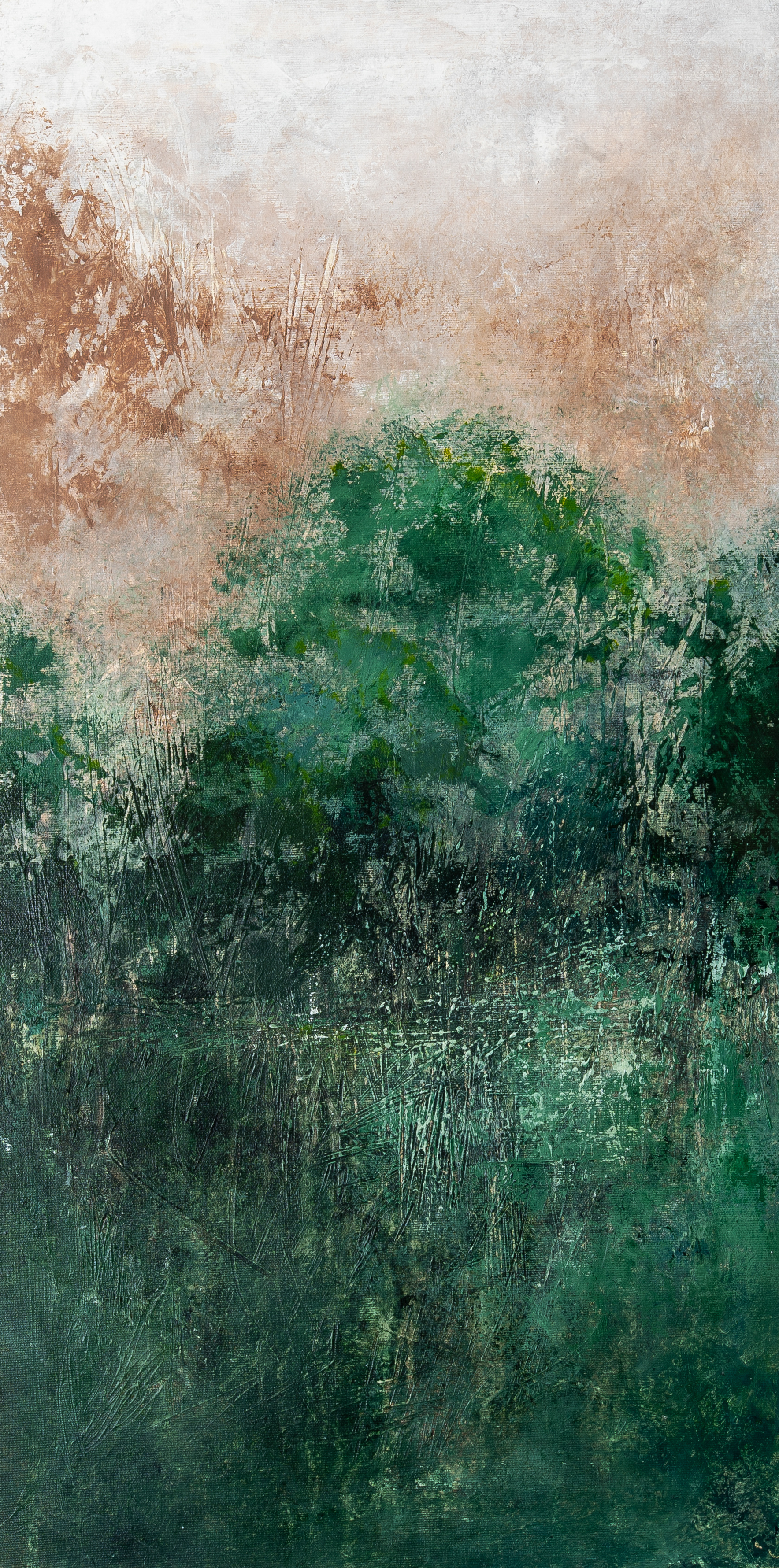 ran and kissed him, 40cm x 80cm, Acrylics on Canvas