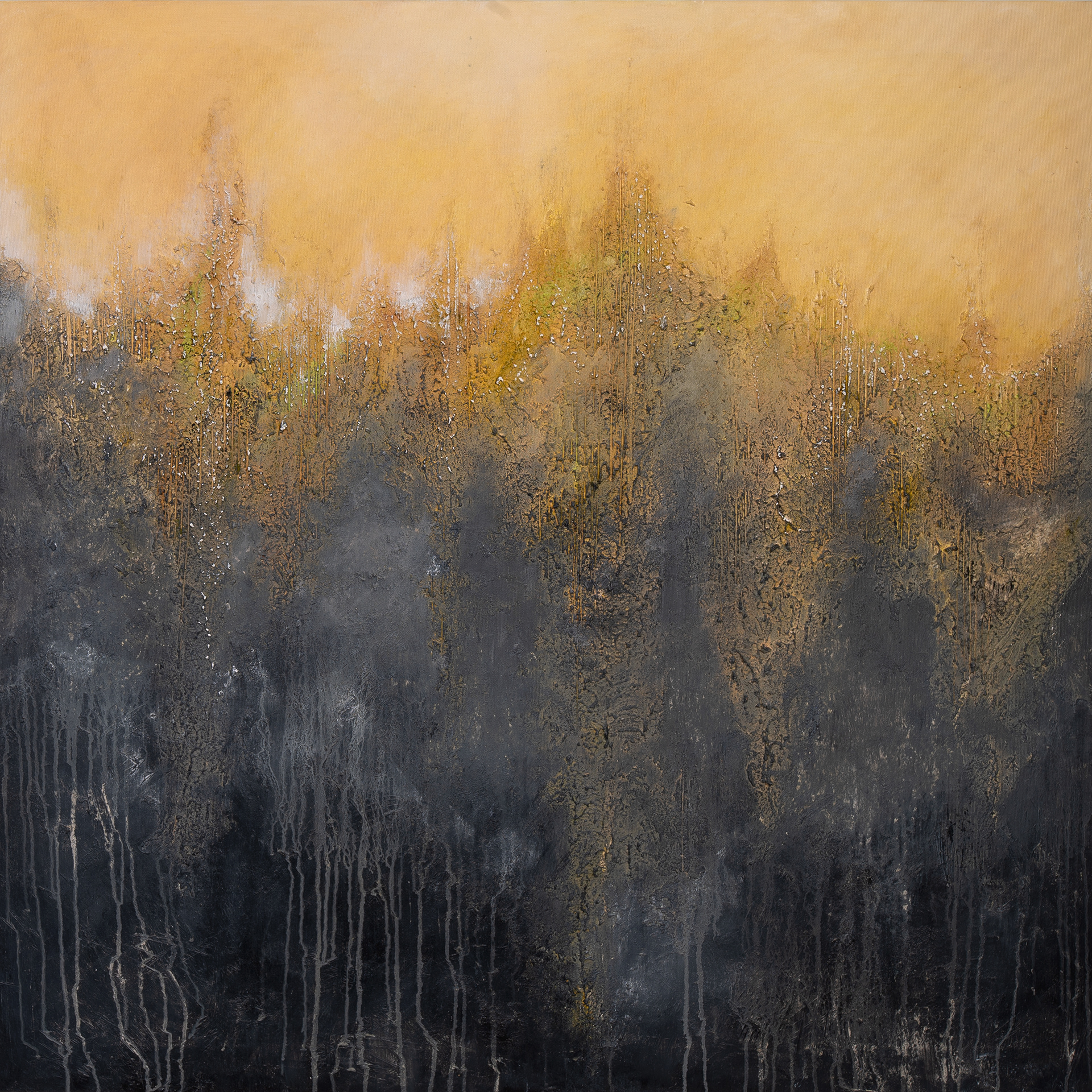 Exesa, 90cm x 90cm, Acrylics on Canvas