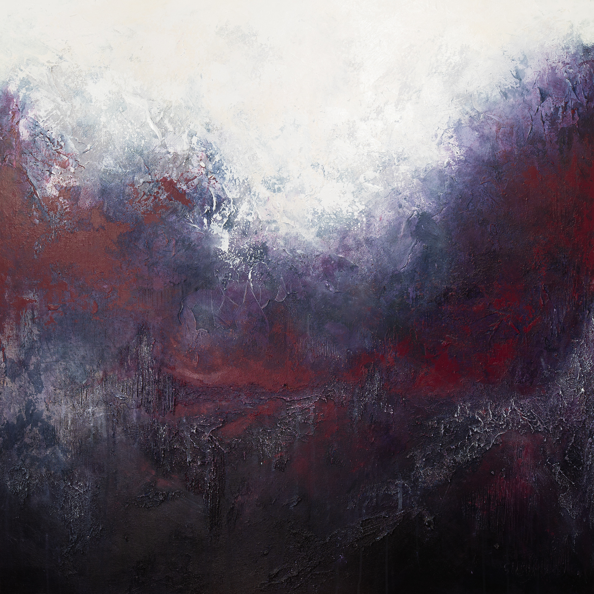 Musco, 1m x 1m, Acrylics on Canvas