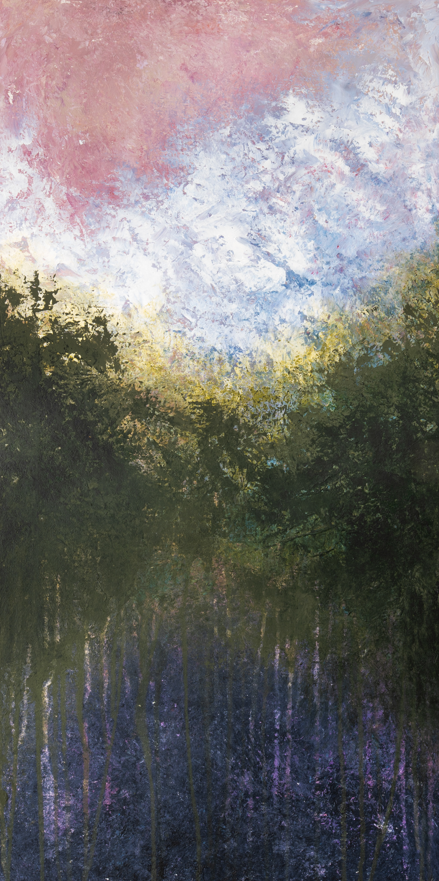 he heard music, 40cm x 80cm, Acrylics on Canvas