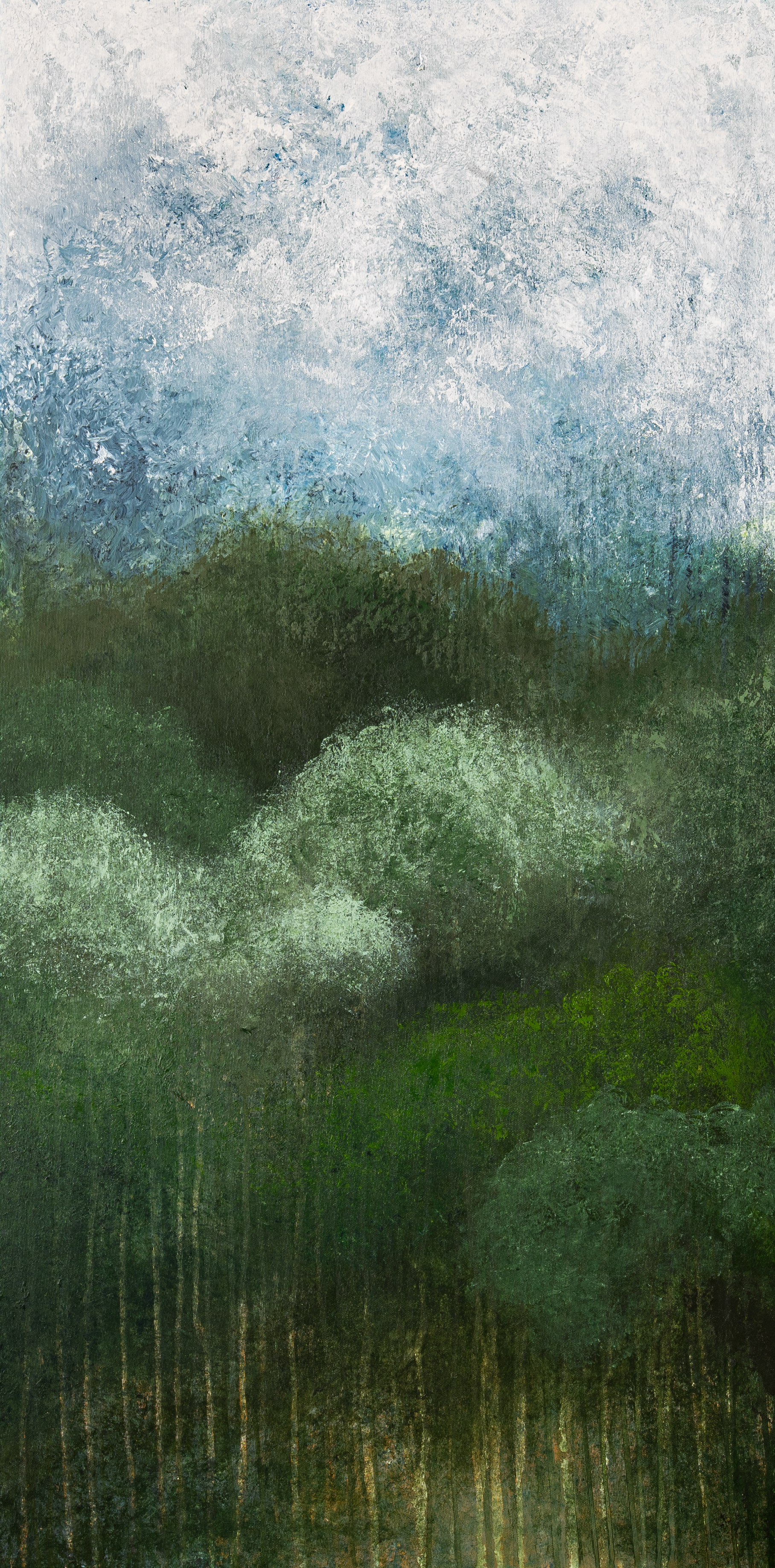 his father saw him, 60cm x 120cm, Acrylics on Canvas