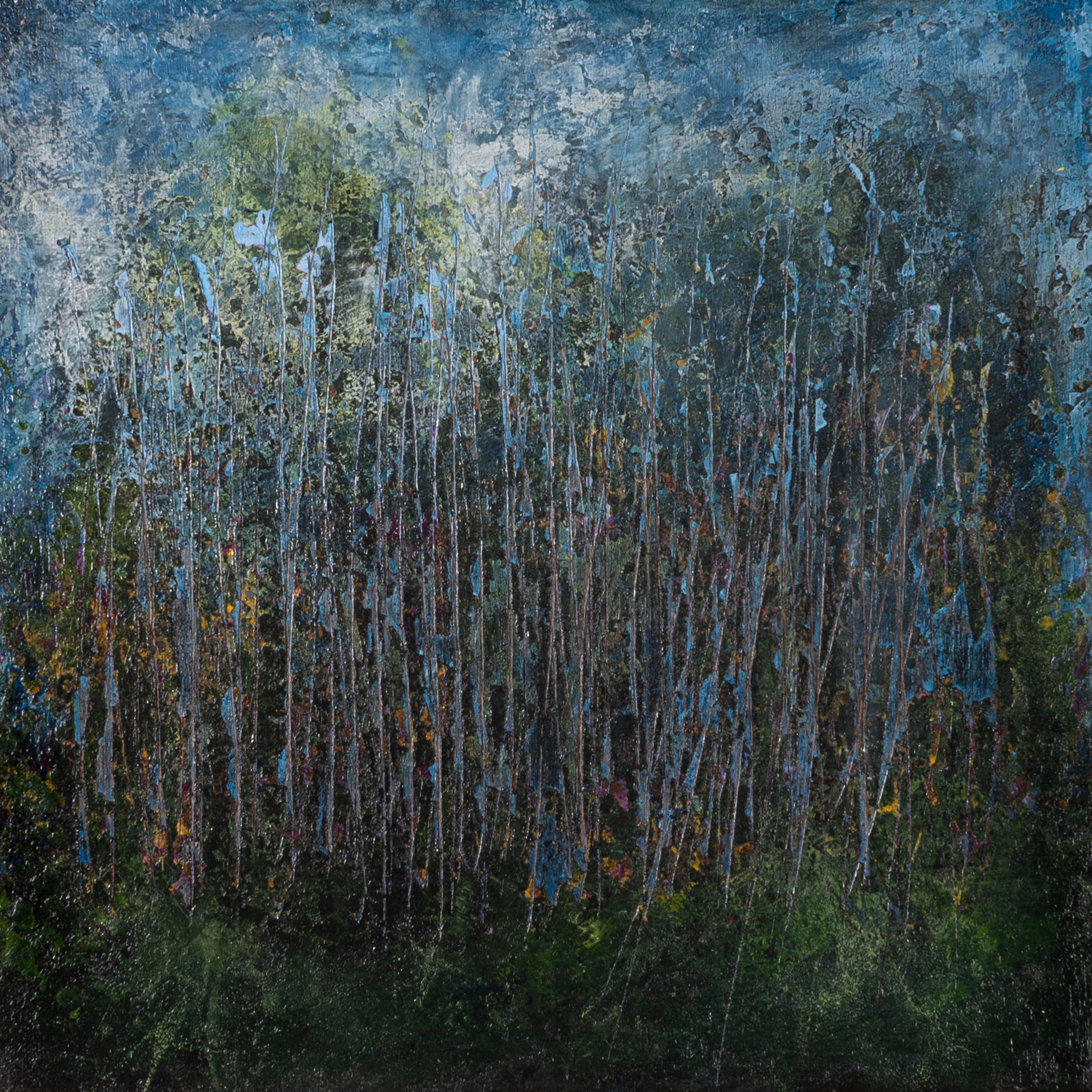 Untitled, 25cm x 25cm, Acrylics on Wood Panel