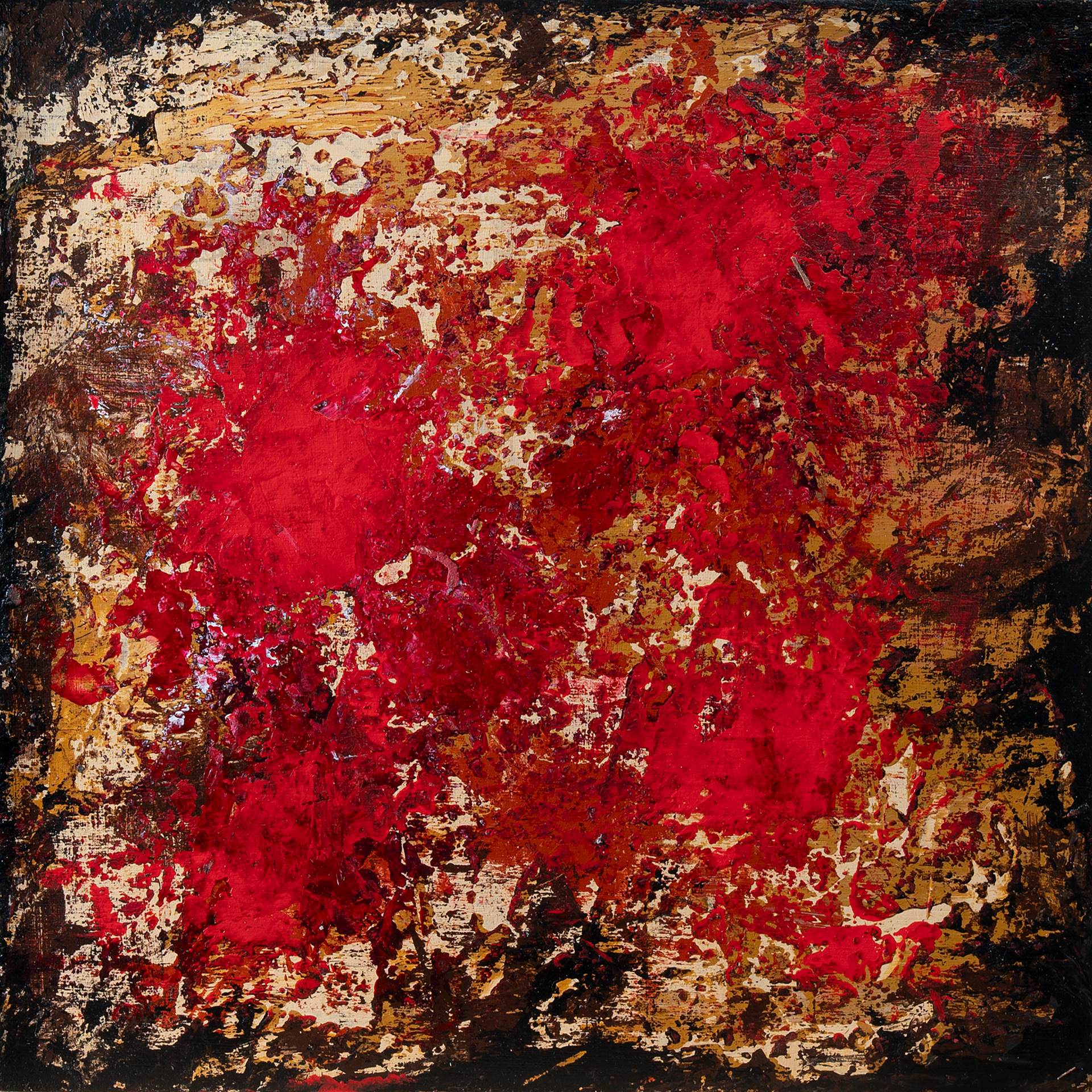 Isadora, 25cm x 25cm, Acrylics on Wood Panel