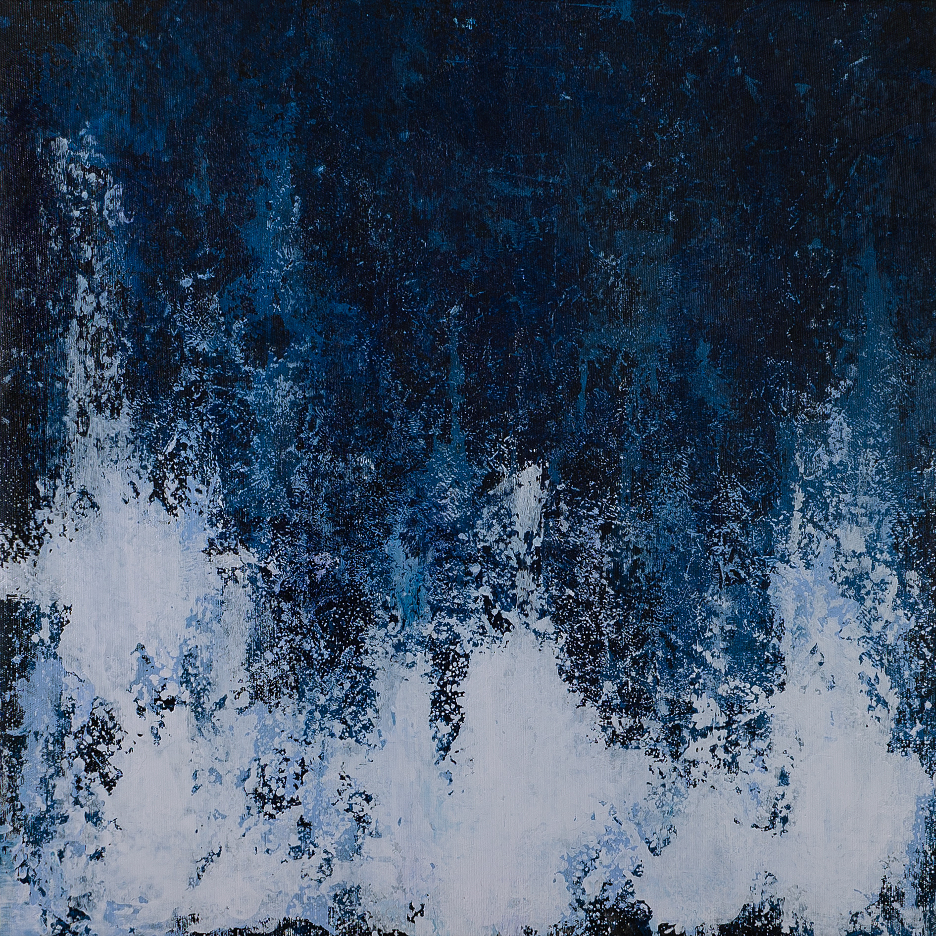 Visions of Manes, 1m x 1m, Acrylics on Canvas