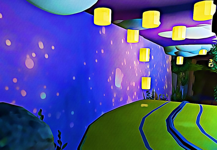 Tangled Dark Ride #2- Digital Set Mockup (2024)