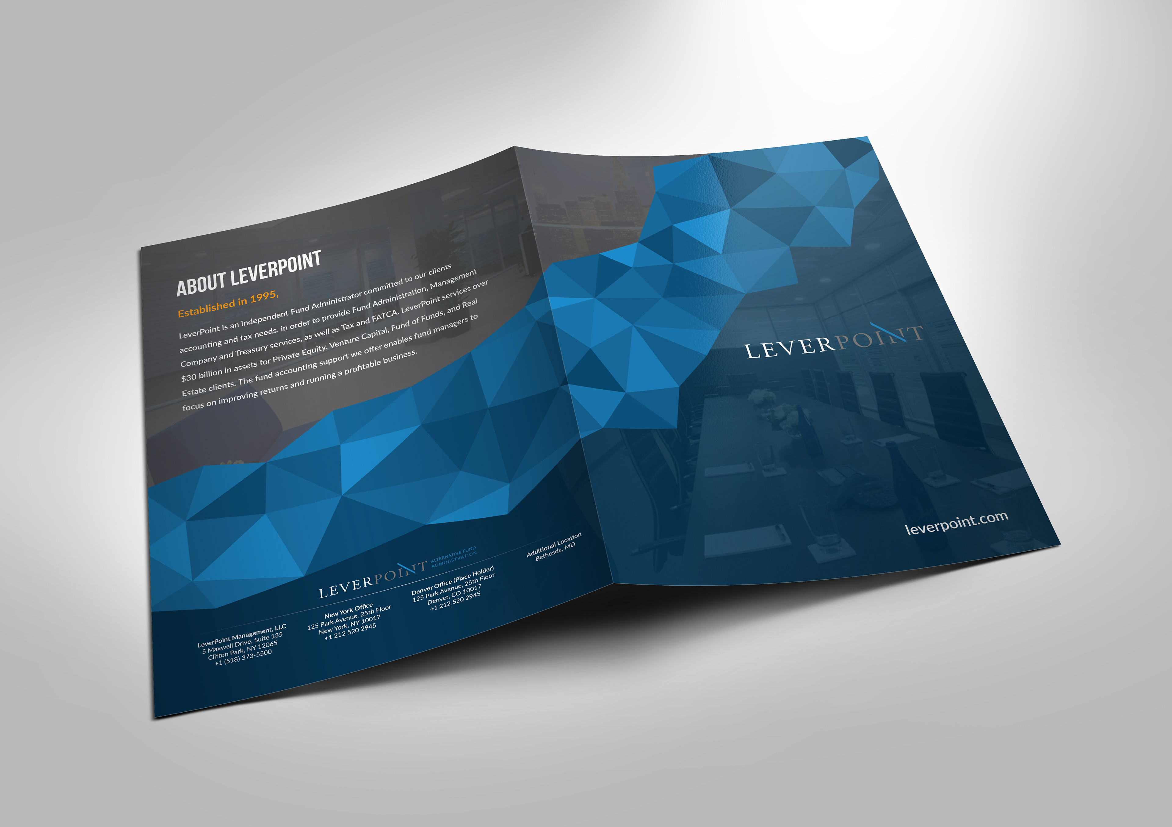 Leverpoint Brochure Design Exterior