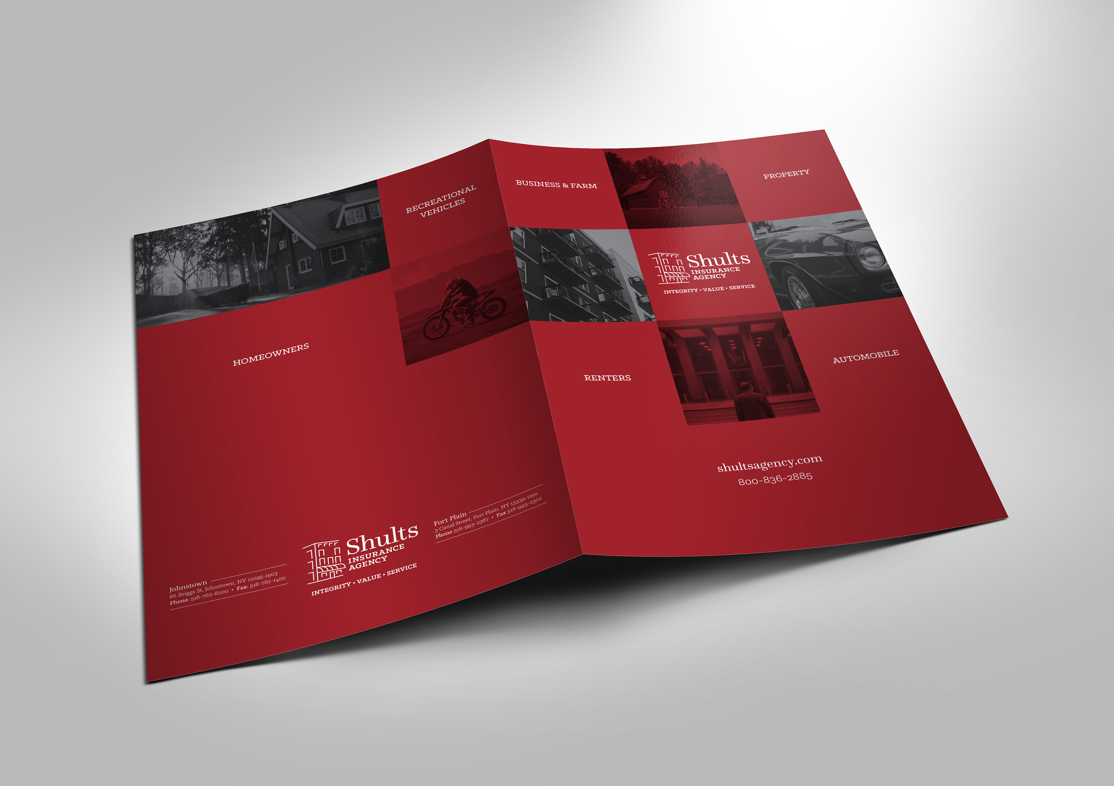 Shults Insurance Agency Folder Exterior