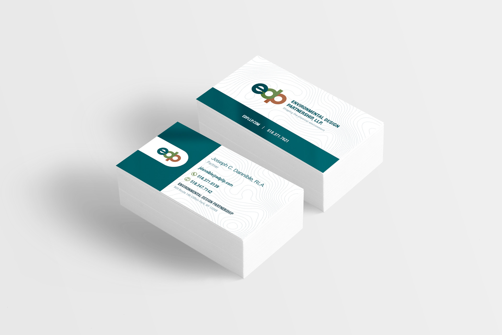 Environmental Design Partnership Business Card Design