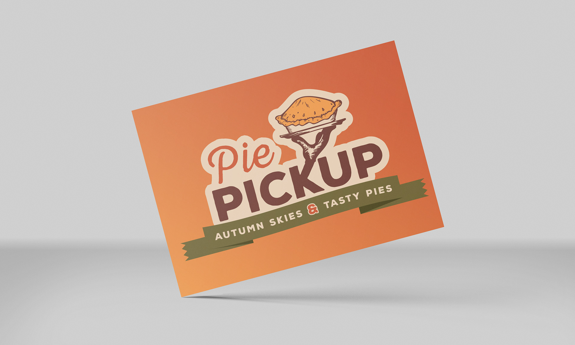 Pie Fundraising Postcard
