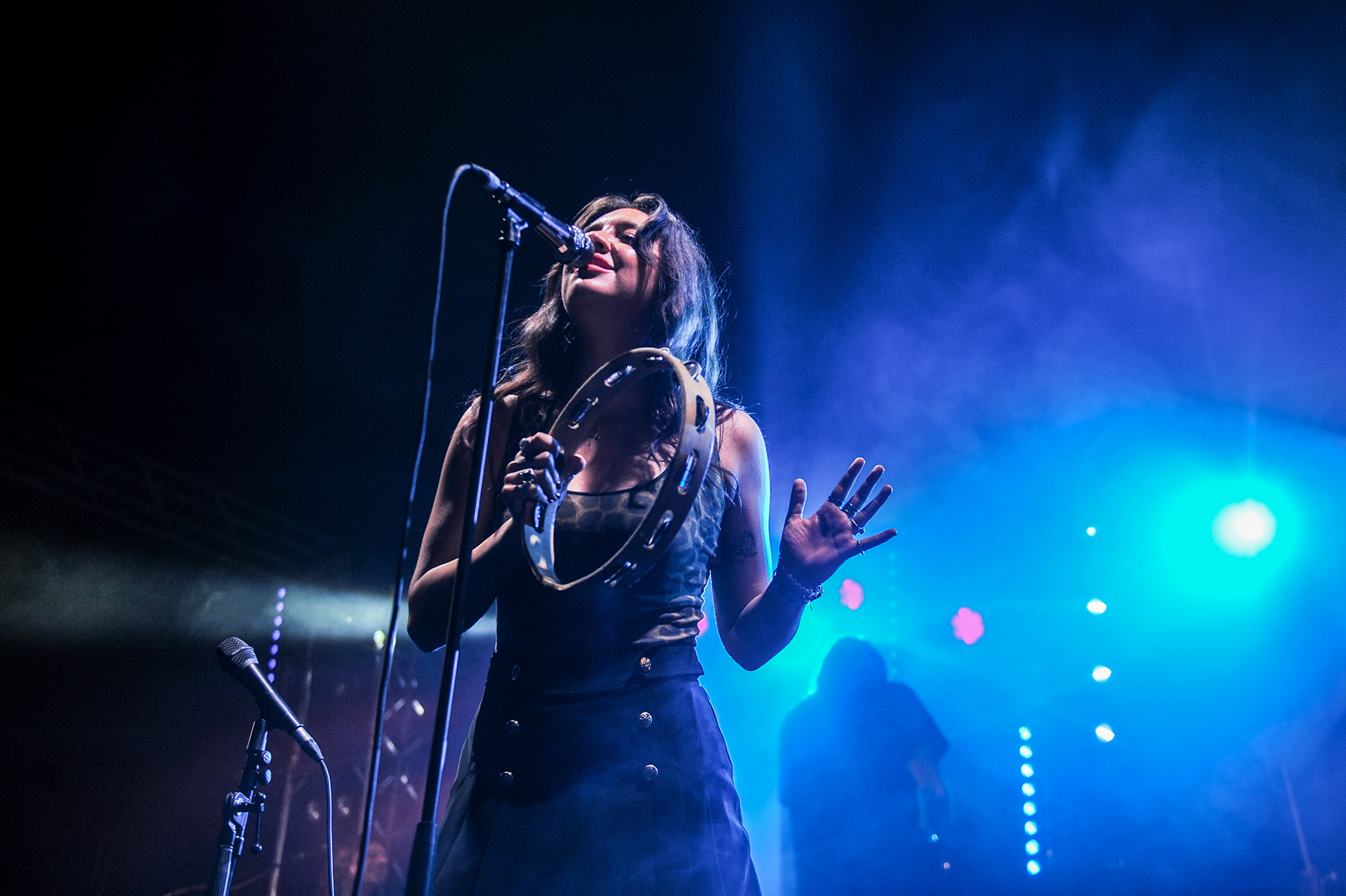 The Mysterines perform at Tramlines 2024