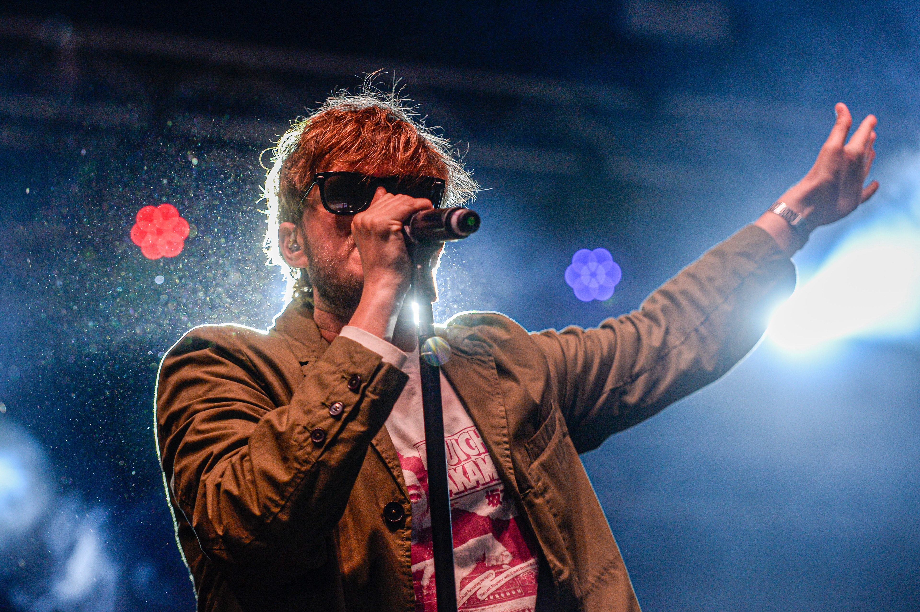 Yard Act perform at Tramlines 2024