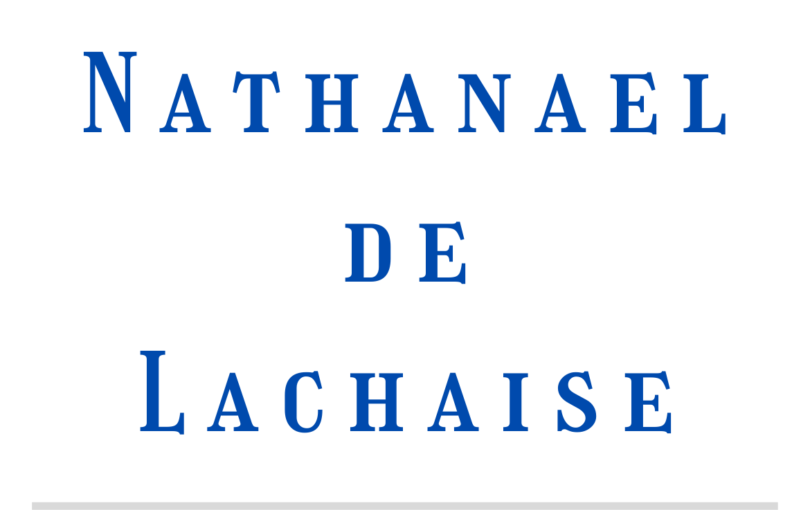 Nathanael de Lachaise