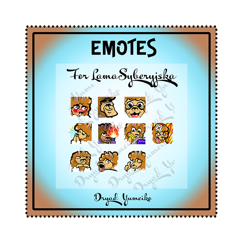 Emotes For LamaSyberyjska TTV Channel