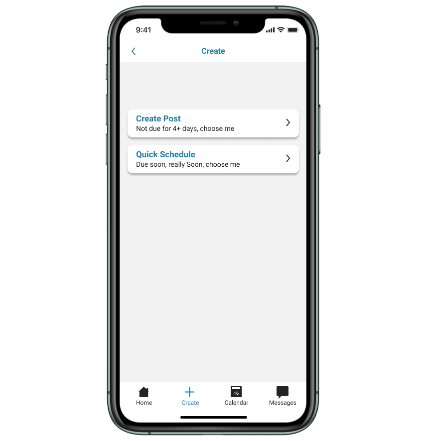 Create Options