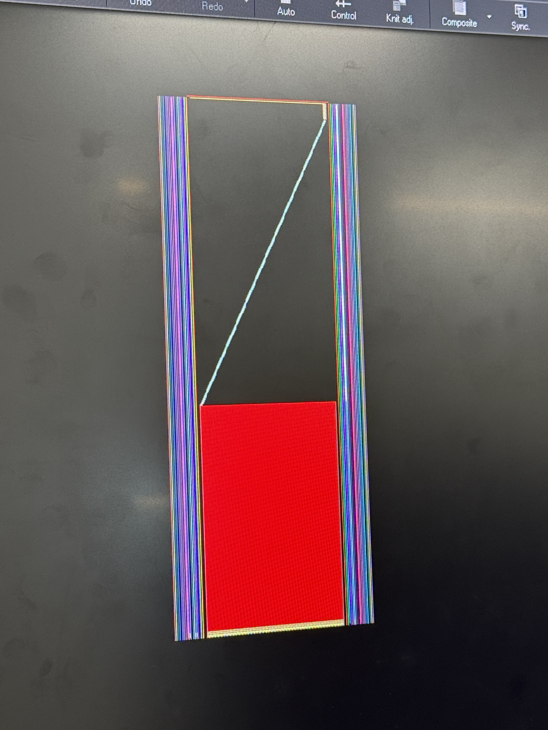 3D knit file for seat