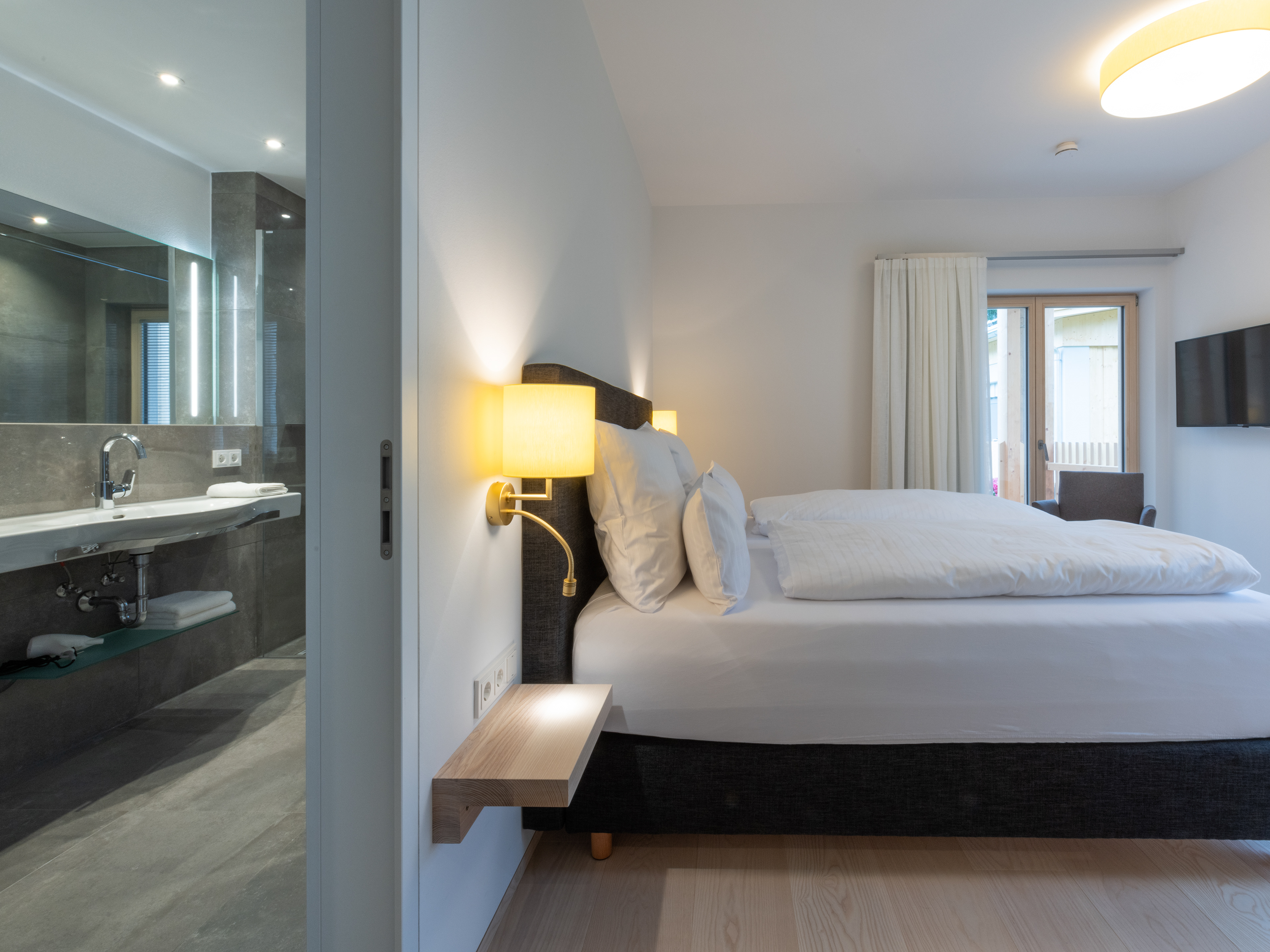Ferienwohnungen Obere Mühle Bad Hindelang Schlafzimmer
