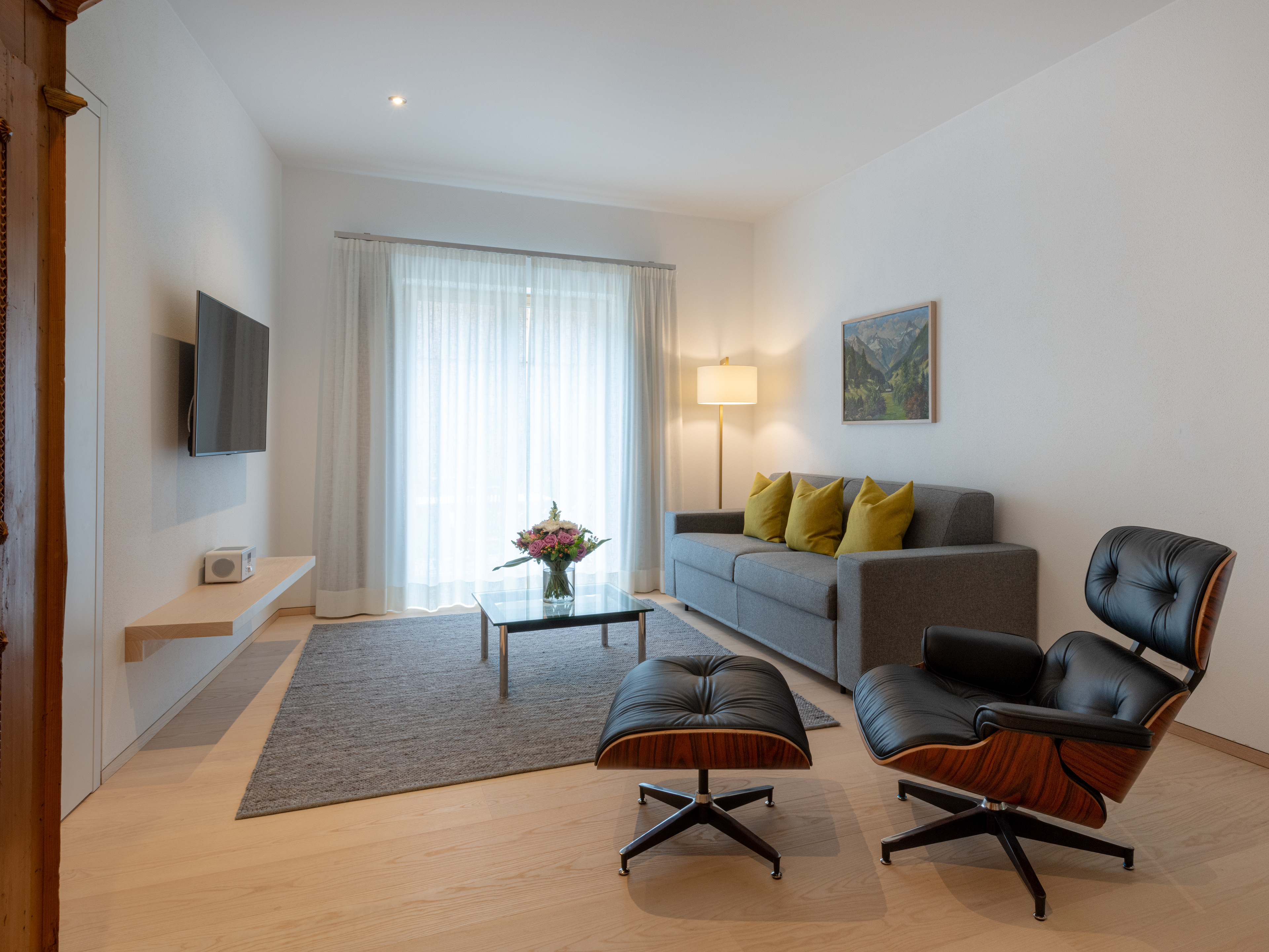 Ferienwohnungen Obere Mühle Bad Hindelang Wohnzimmer