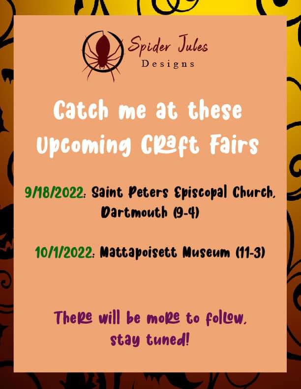 Flyer for Upcoming Craft Fairs