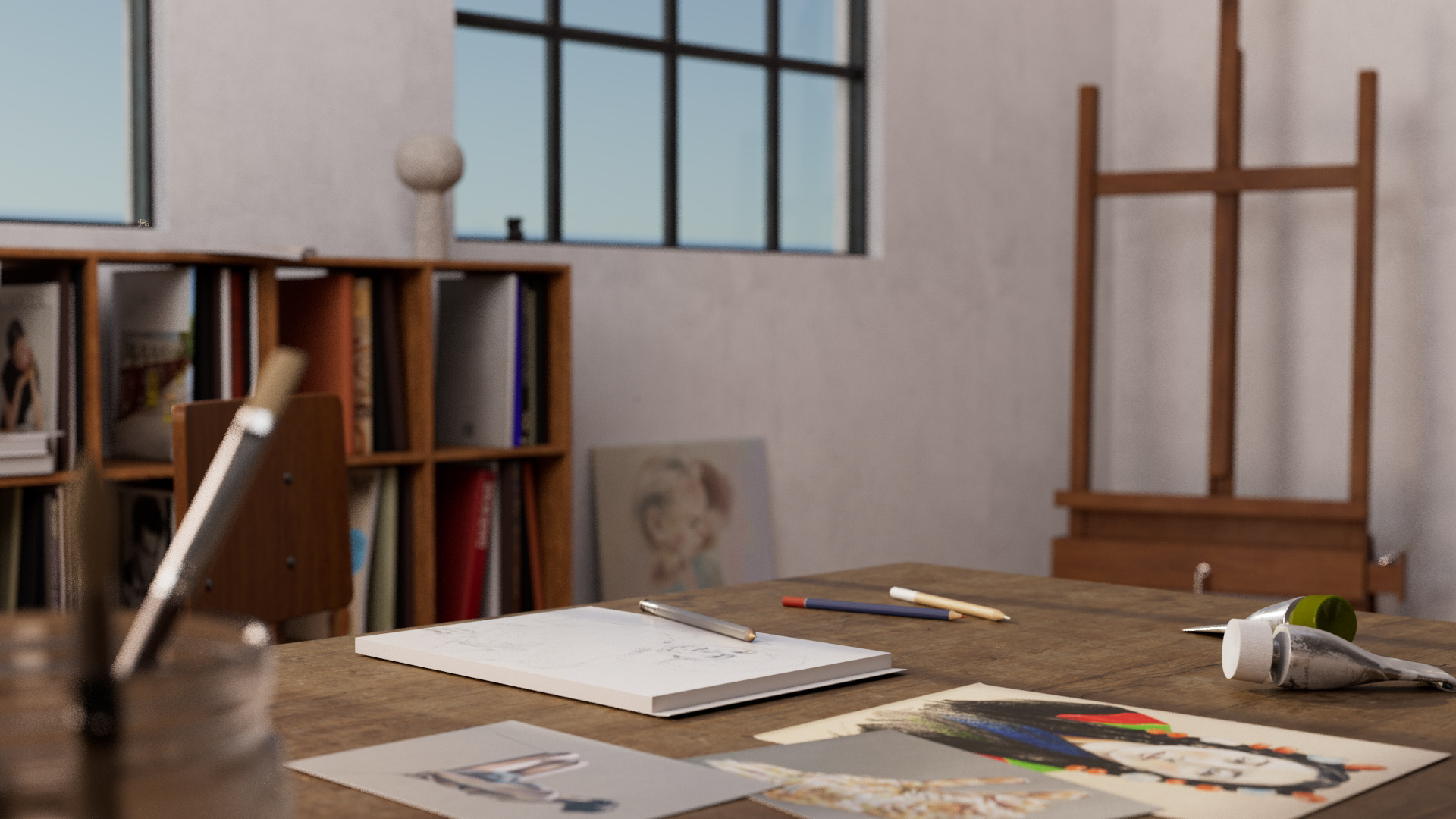 Atelier / Modeling, Texturing, Shading, Lighting
