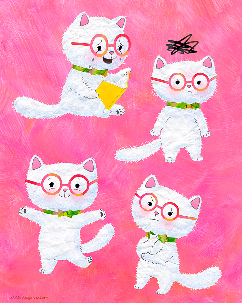 Mixed Media Children's Book Illustration by Sheila Keegan