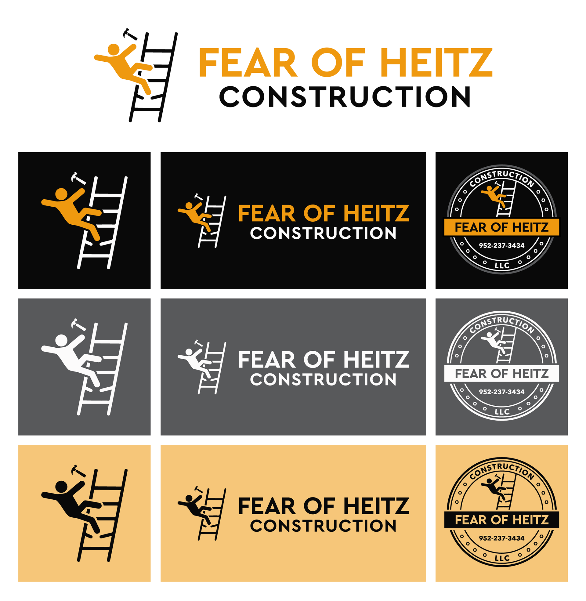 Fear of Heitz logo variations