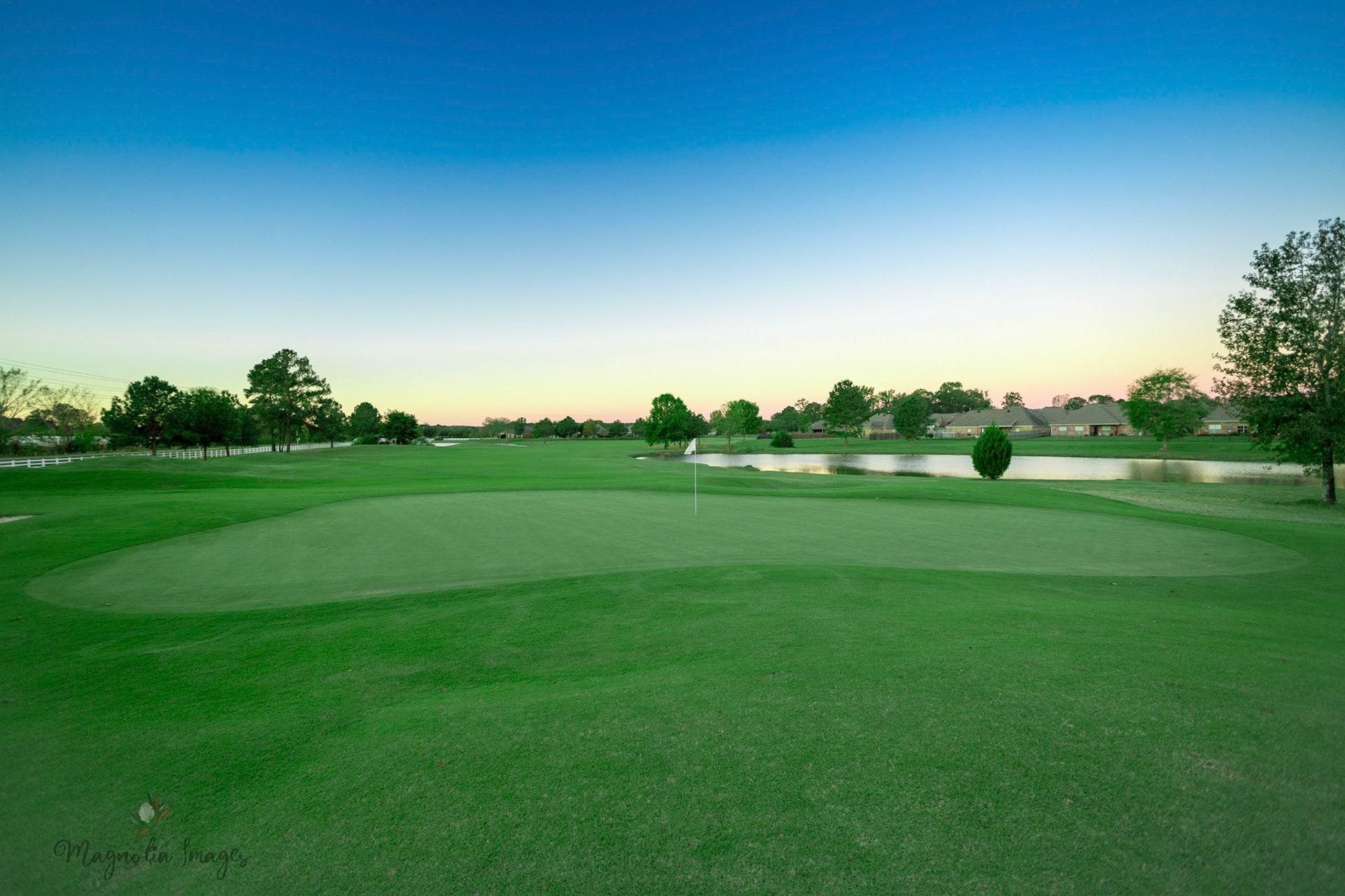 First light, first hole.  No. 1 is a great way to start any round