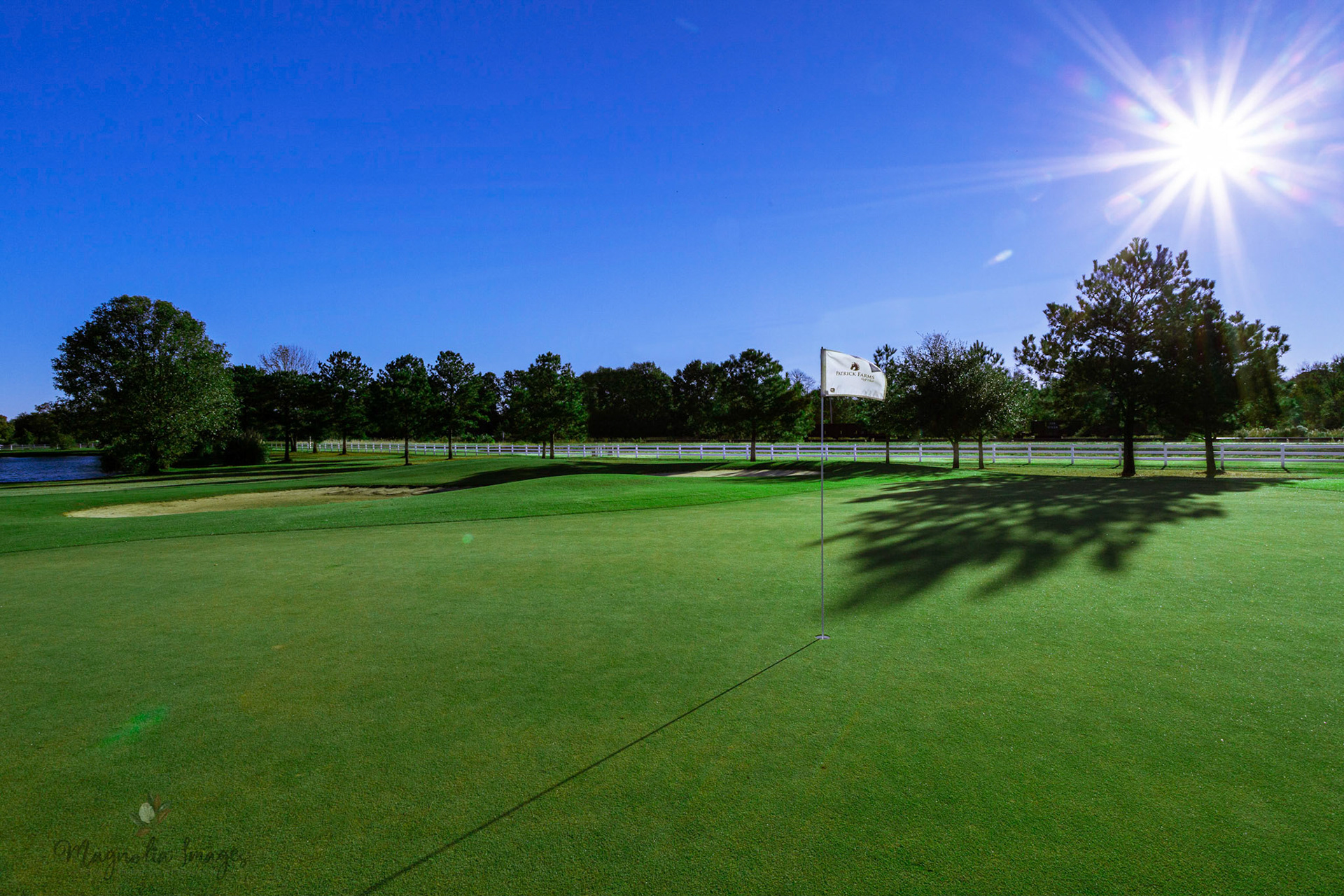 Morning sun and shadows welcome you to No. 10