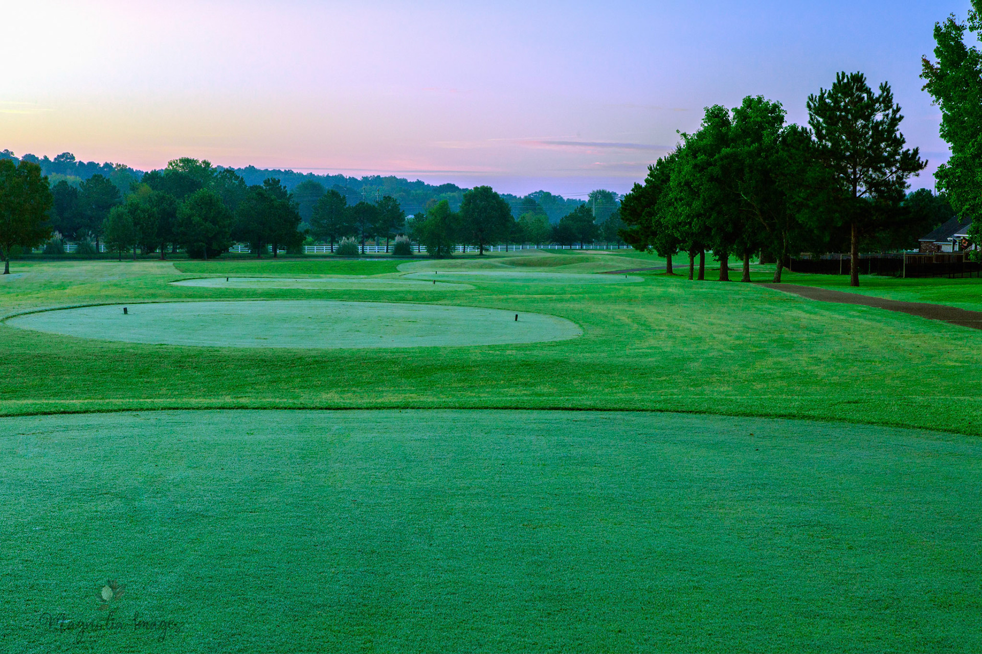 Tee boxes for every skill level on No. 10