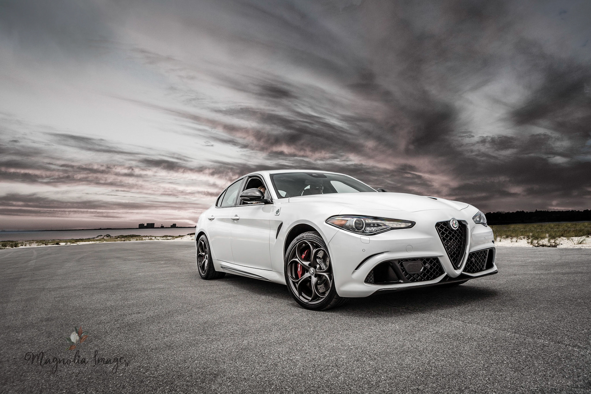 Alfa Romeo Giulia Quadrifoglio at Pensacola Beach, Florida