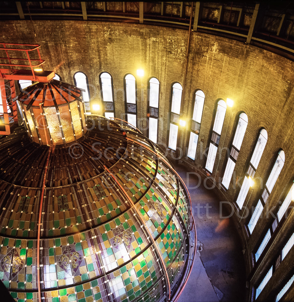 Inside the main dome, Queen Victoria Building, Sydney. Magazine editorial.