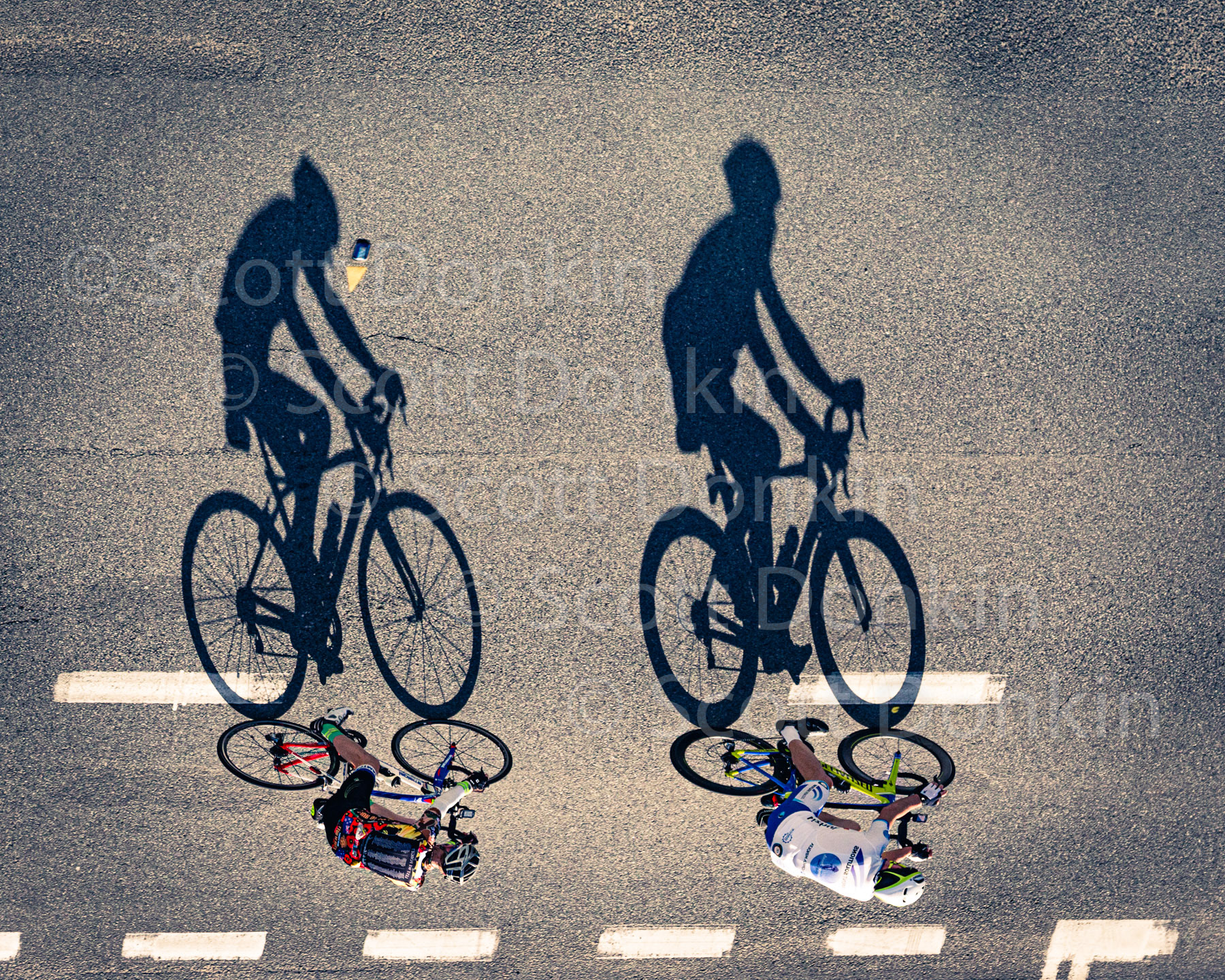 Cyclists, Surfers paradise, QLD. 2016.
