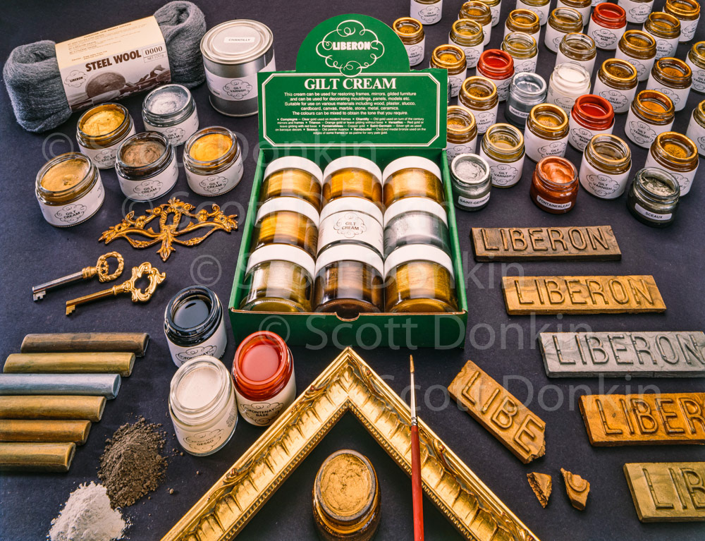 Print ad, gilt finishing products for framing.