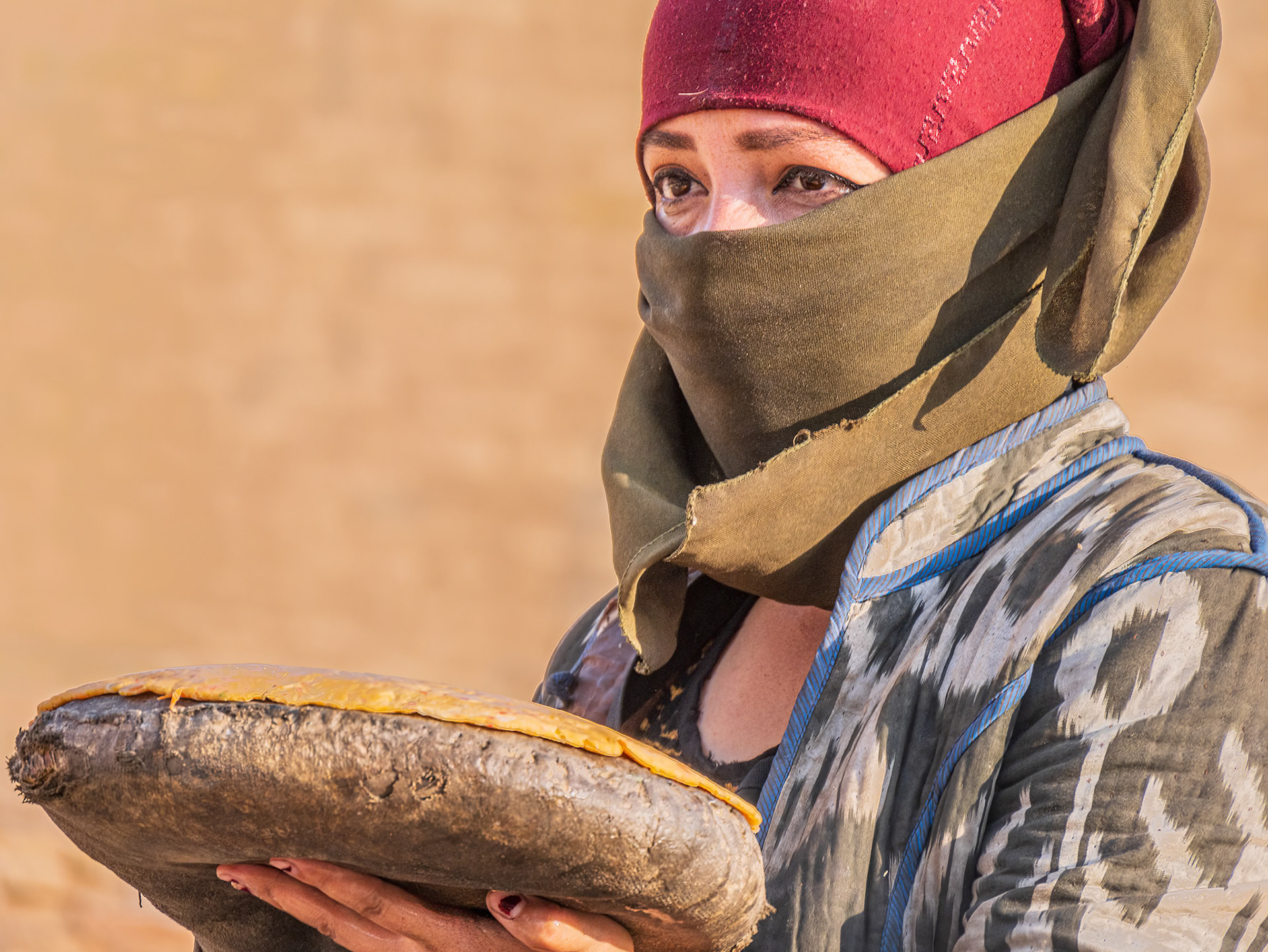 Baking Bread Uzbek Style