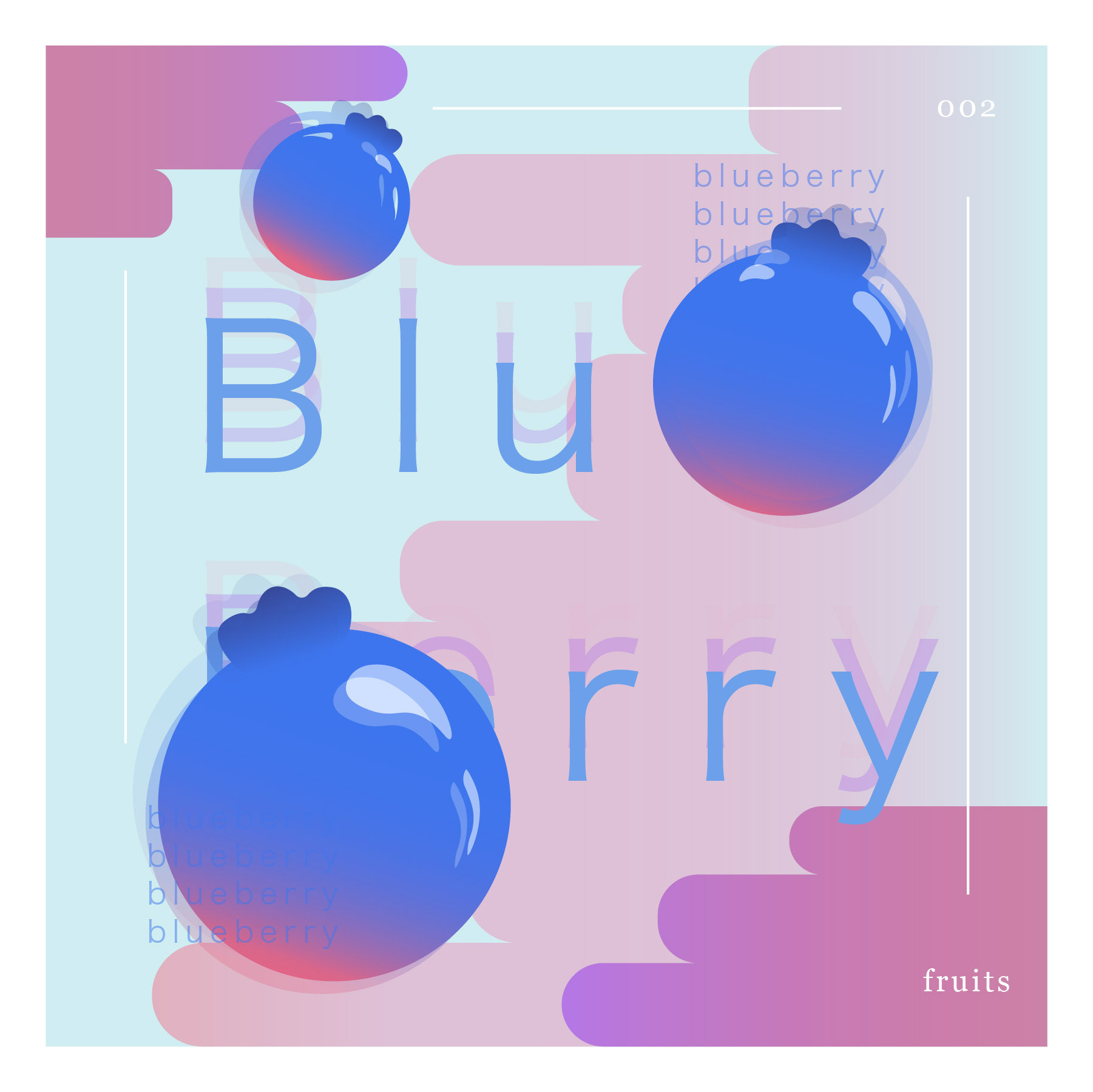 Fruit inspired 'album design'