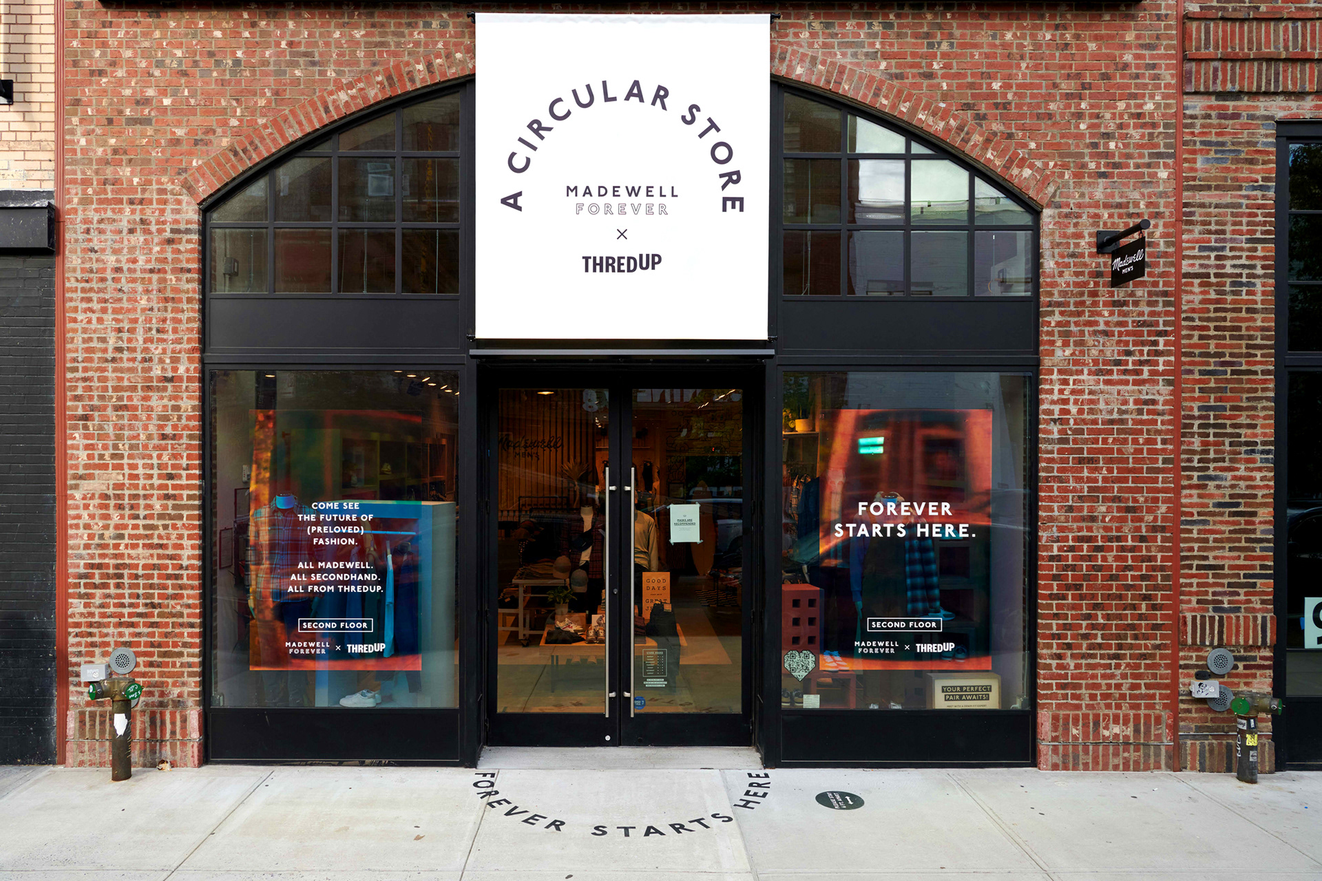 Outside the Circular Store in Williamsburg, Brooklyn