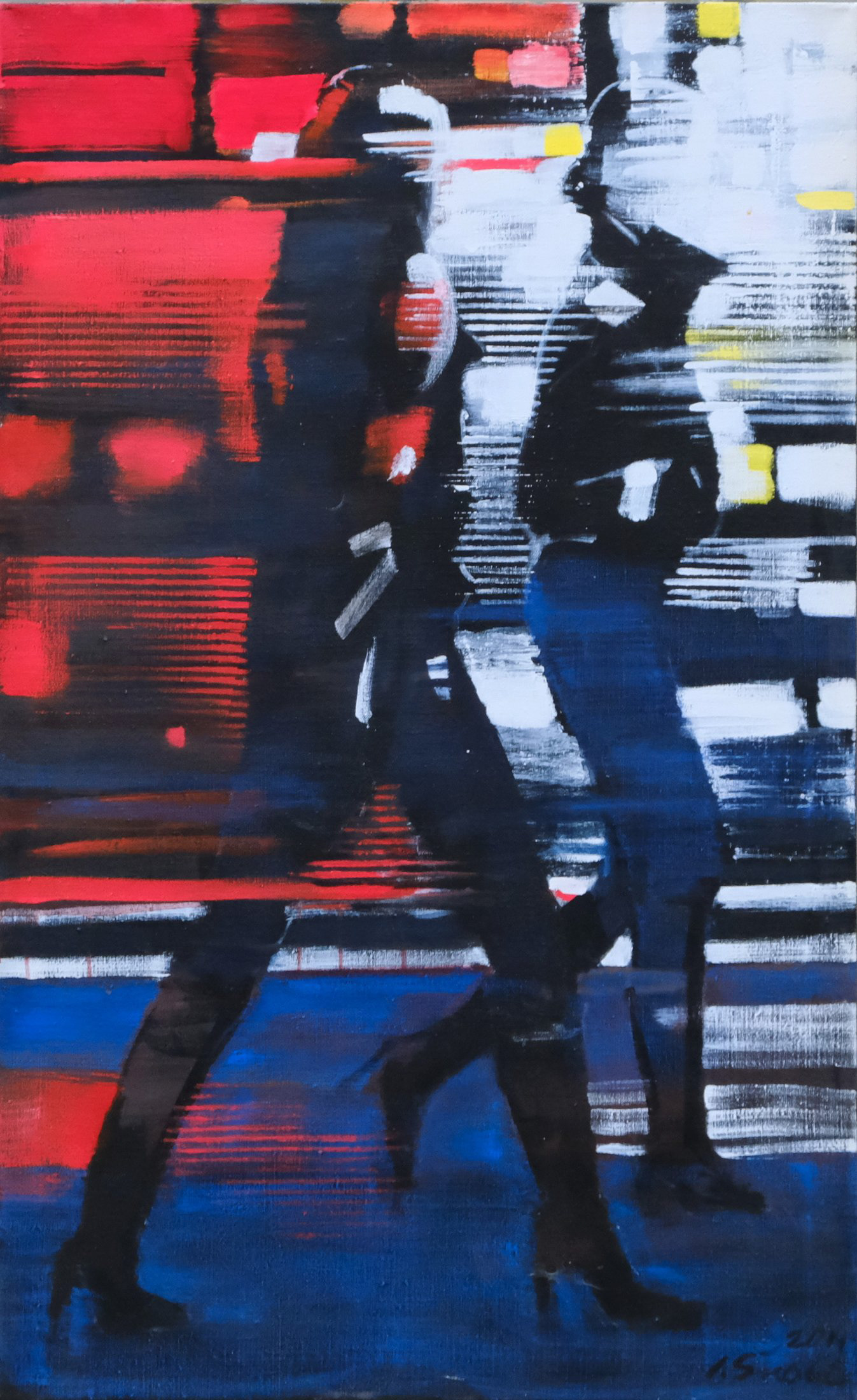 Let's have fun, 2011, oil on canvas, 80 cm × 130 cm