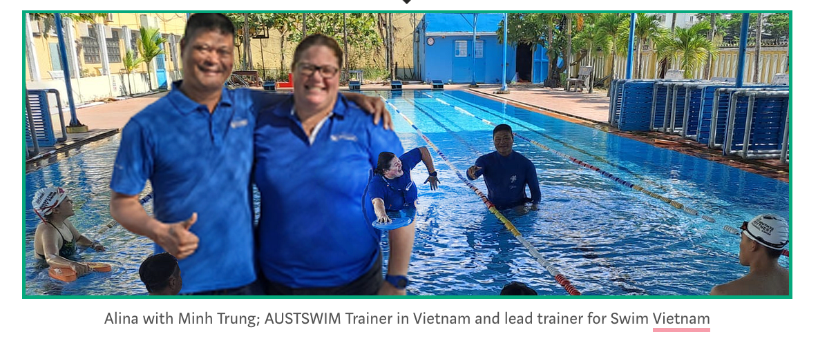 Alina and another swim instructor