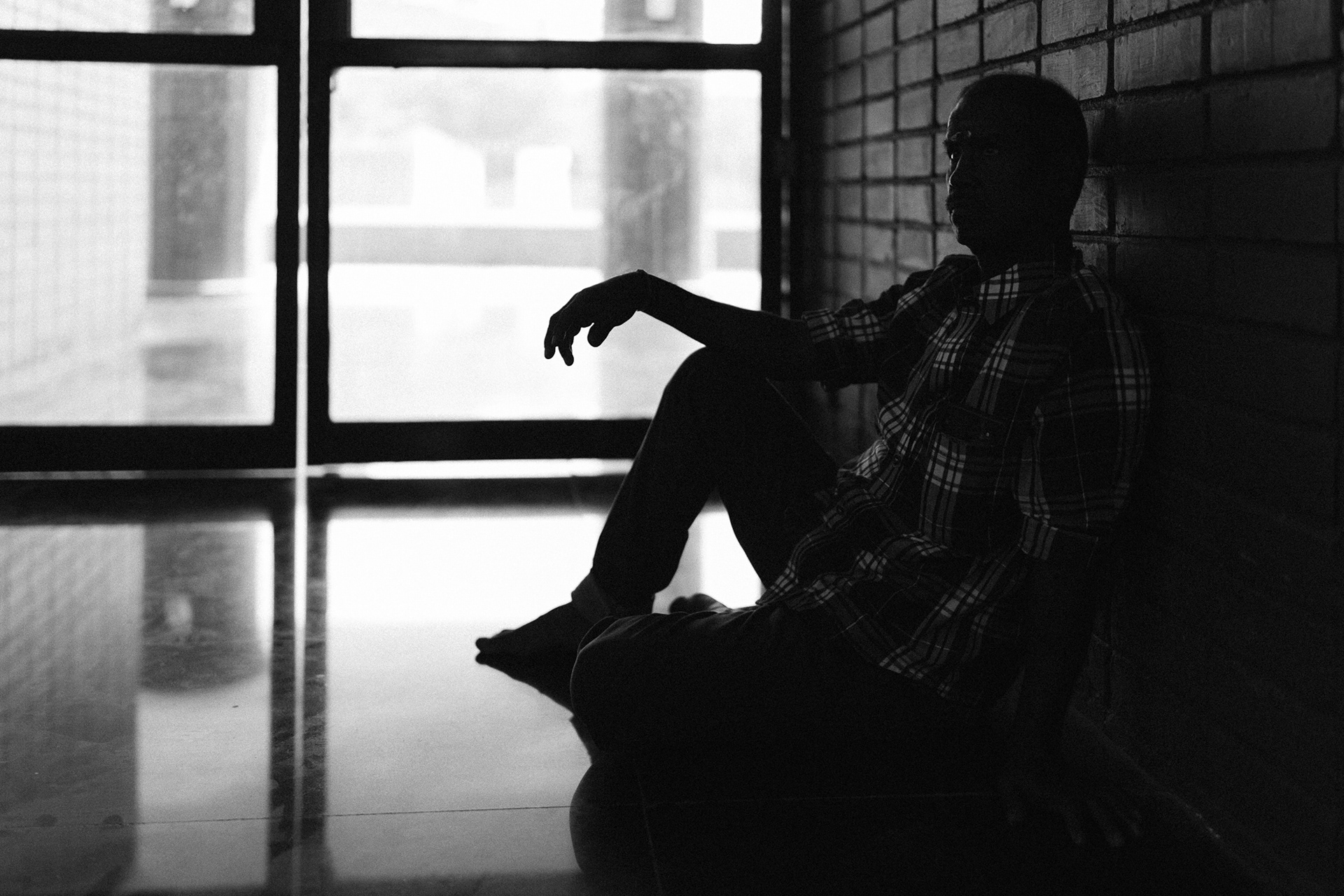 He finds a place to relax