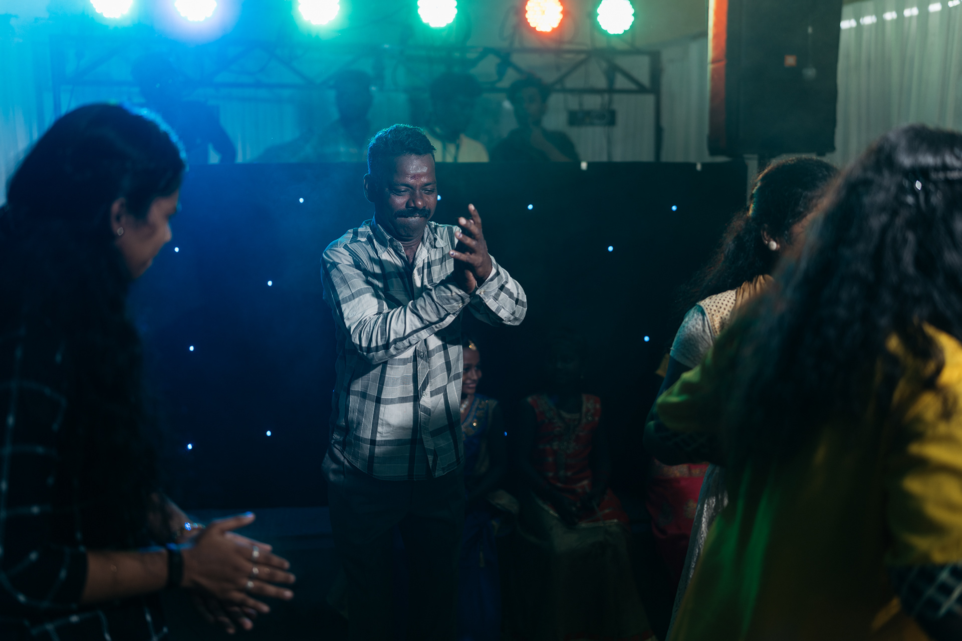 Uncle starts his dance