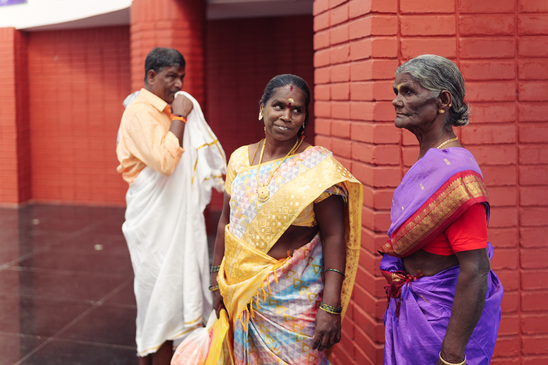Guests take a look at the hall