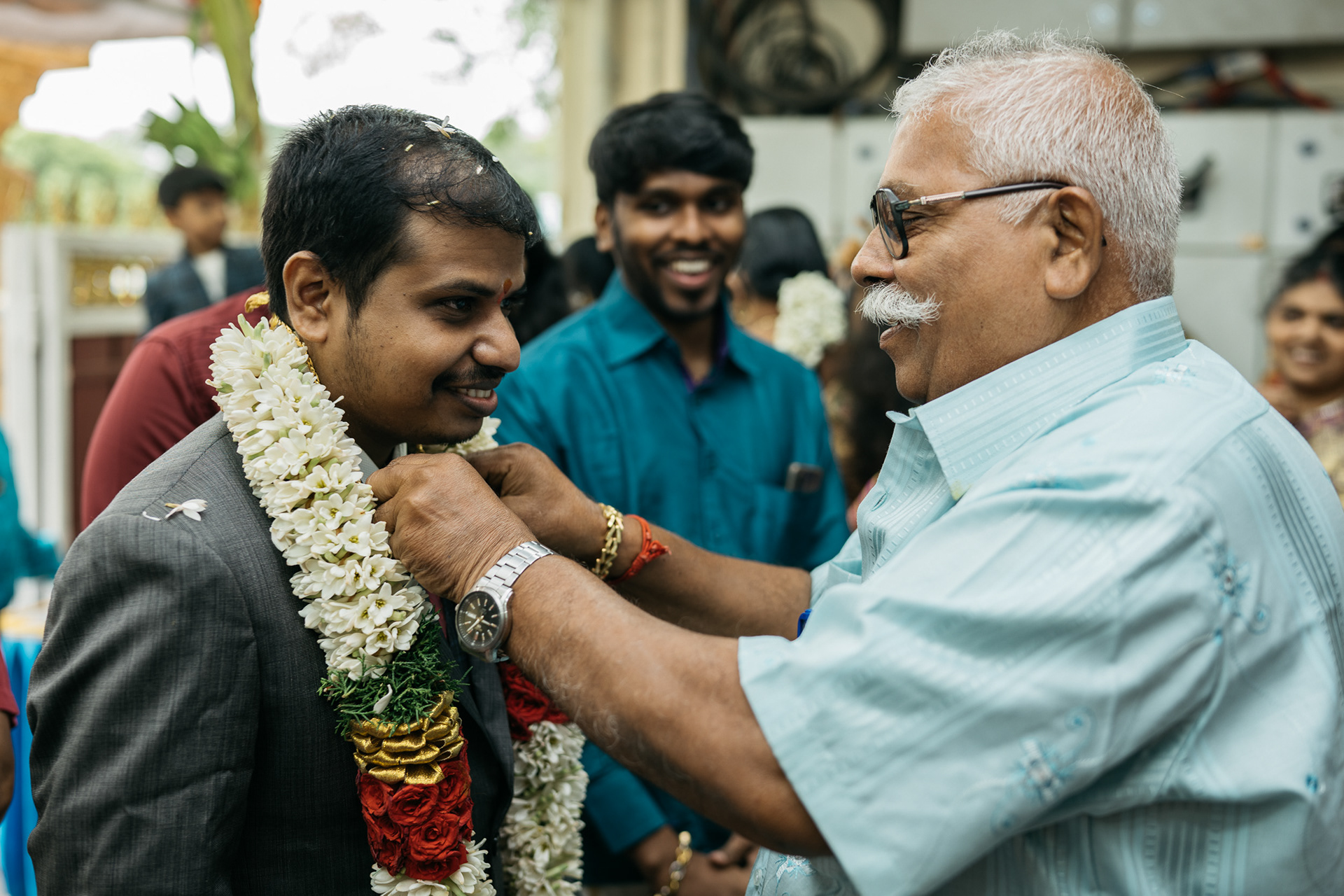 Thatha welcome the groom