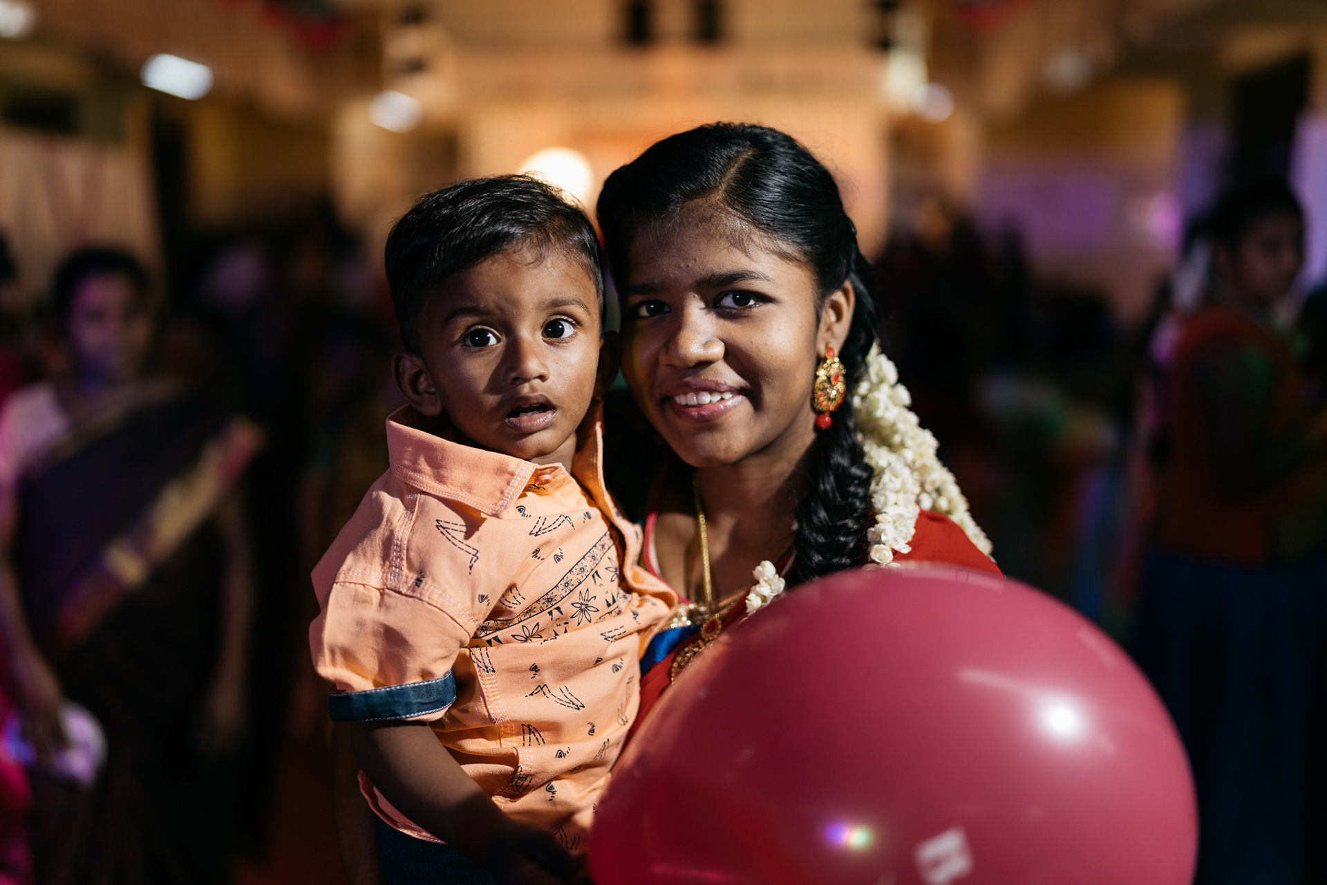 Right at the dance floor