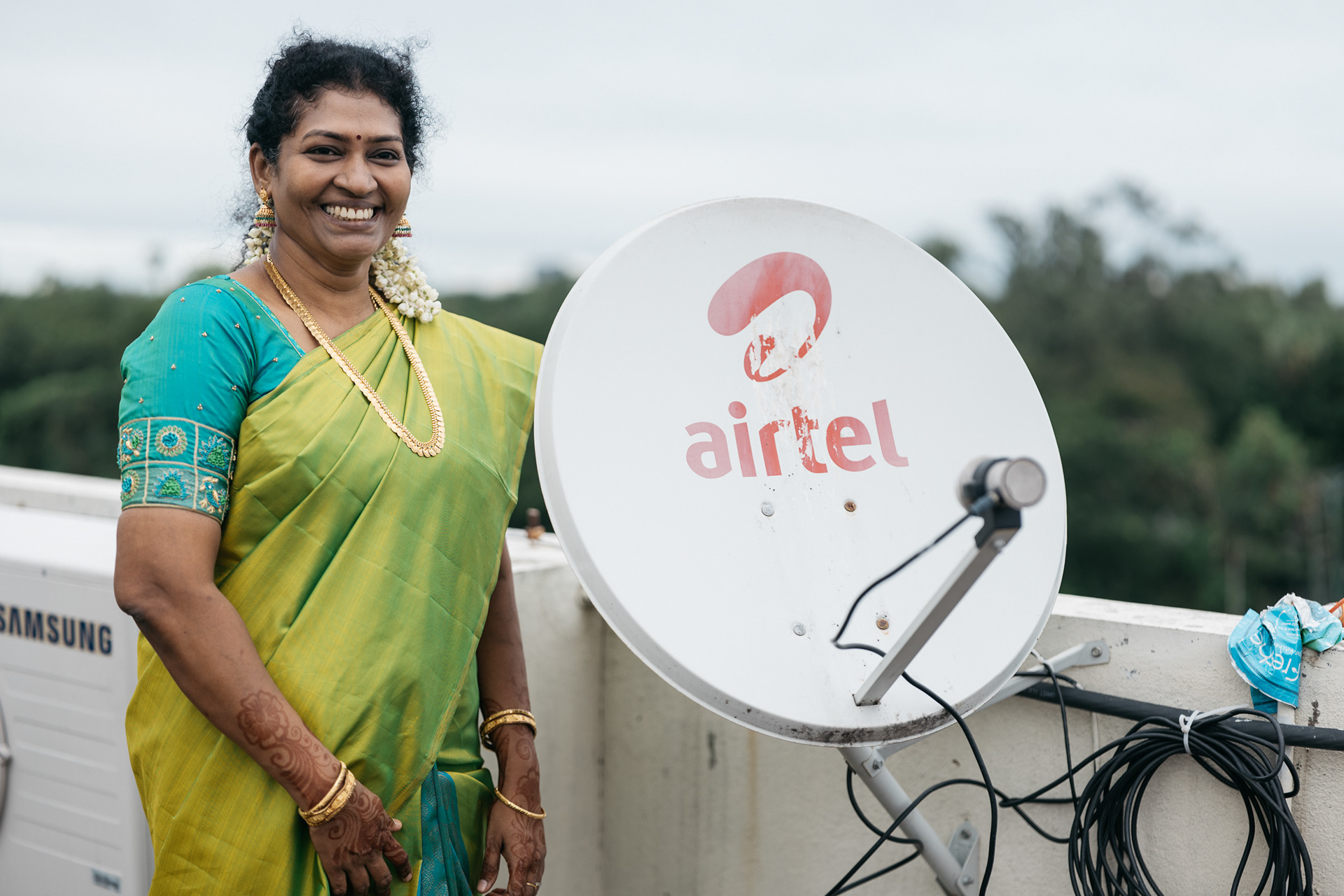 Yes she is the broadcaster :)