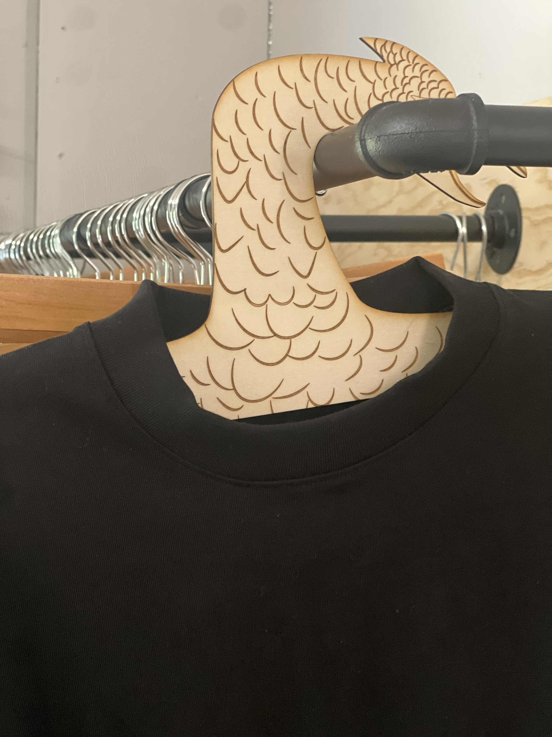 hanger used with shirts